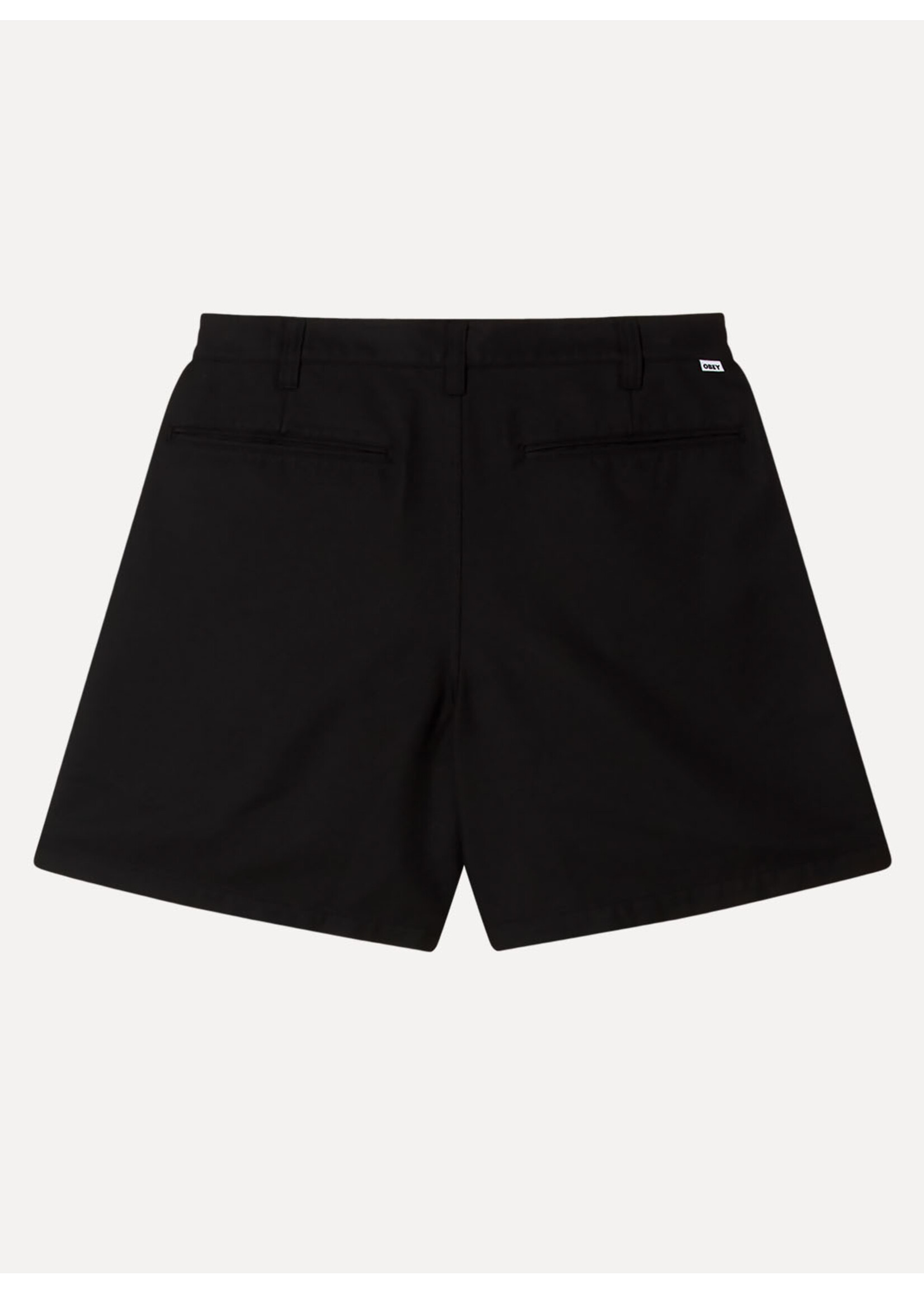 Obey Dean Pleated Short Black 172100101-BLK