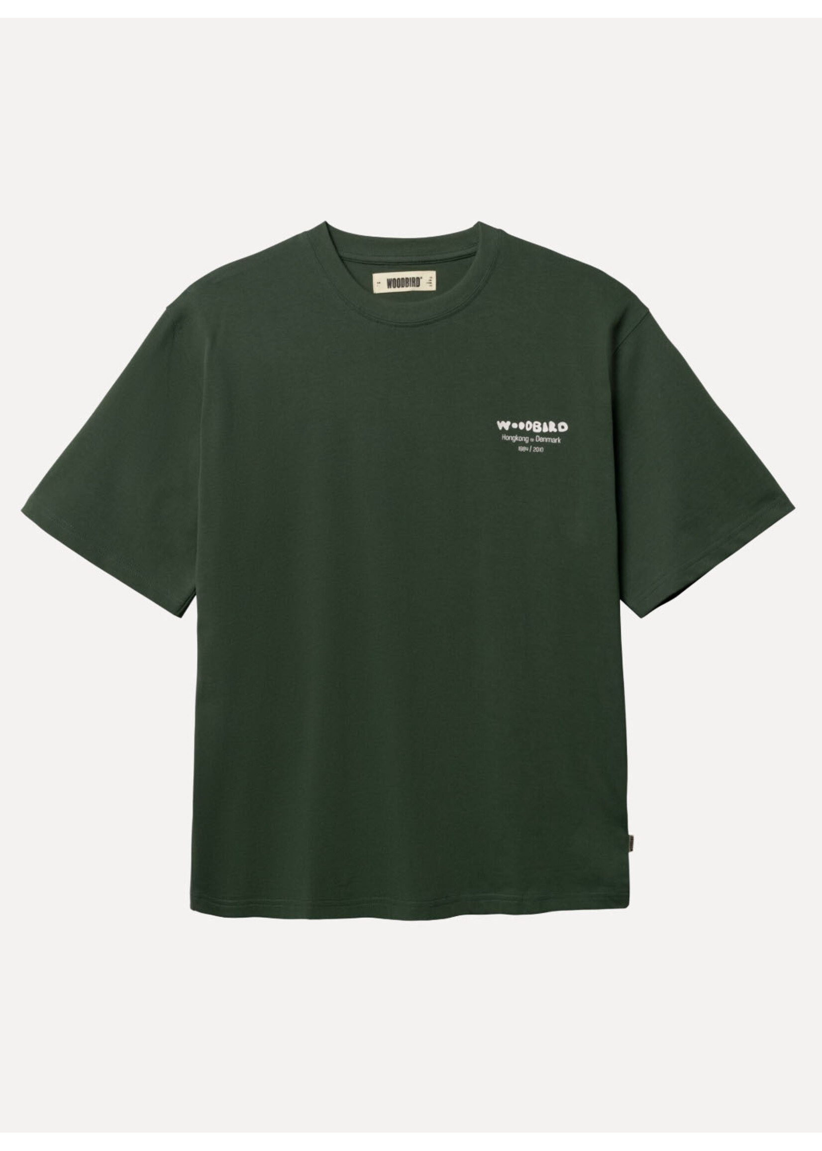 Woodbird WBBaine Wok Tee Pine Green 2616-402