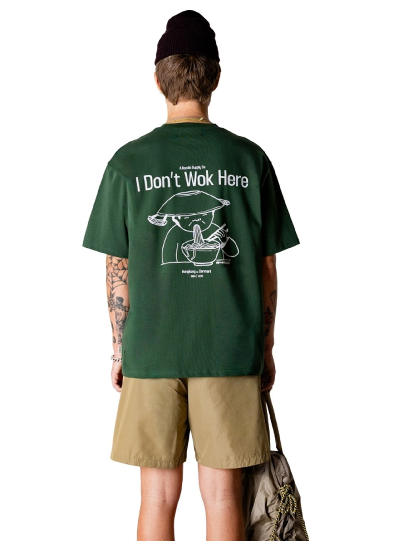 Woodbird WBBaine Wok Tee Pine Green 2616-402