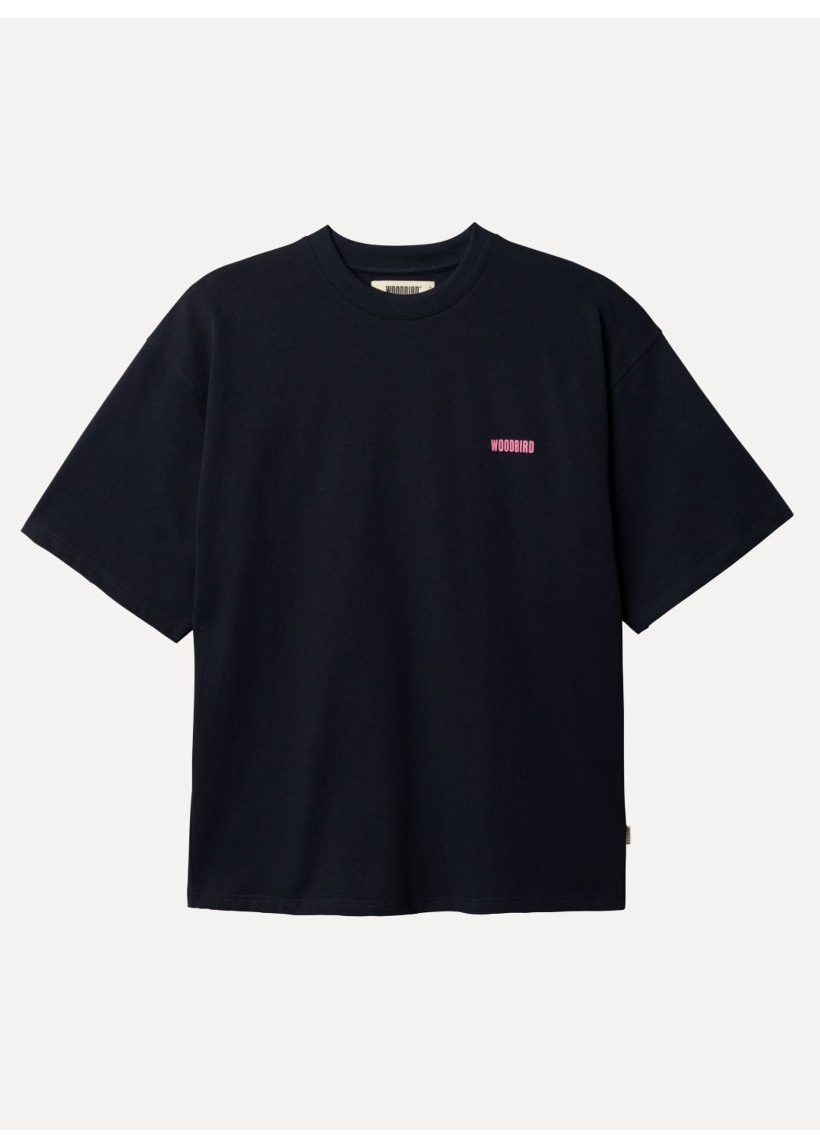 Woodbird WBBeam Book Tee Dark Navy 2616-405