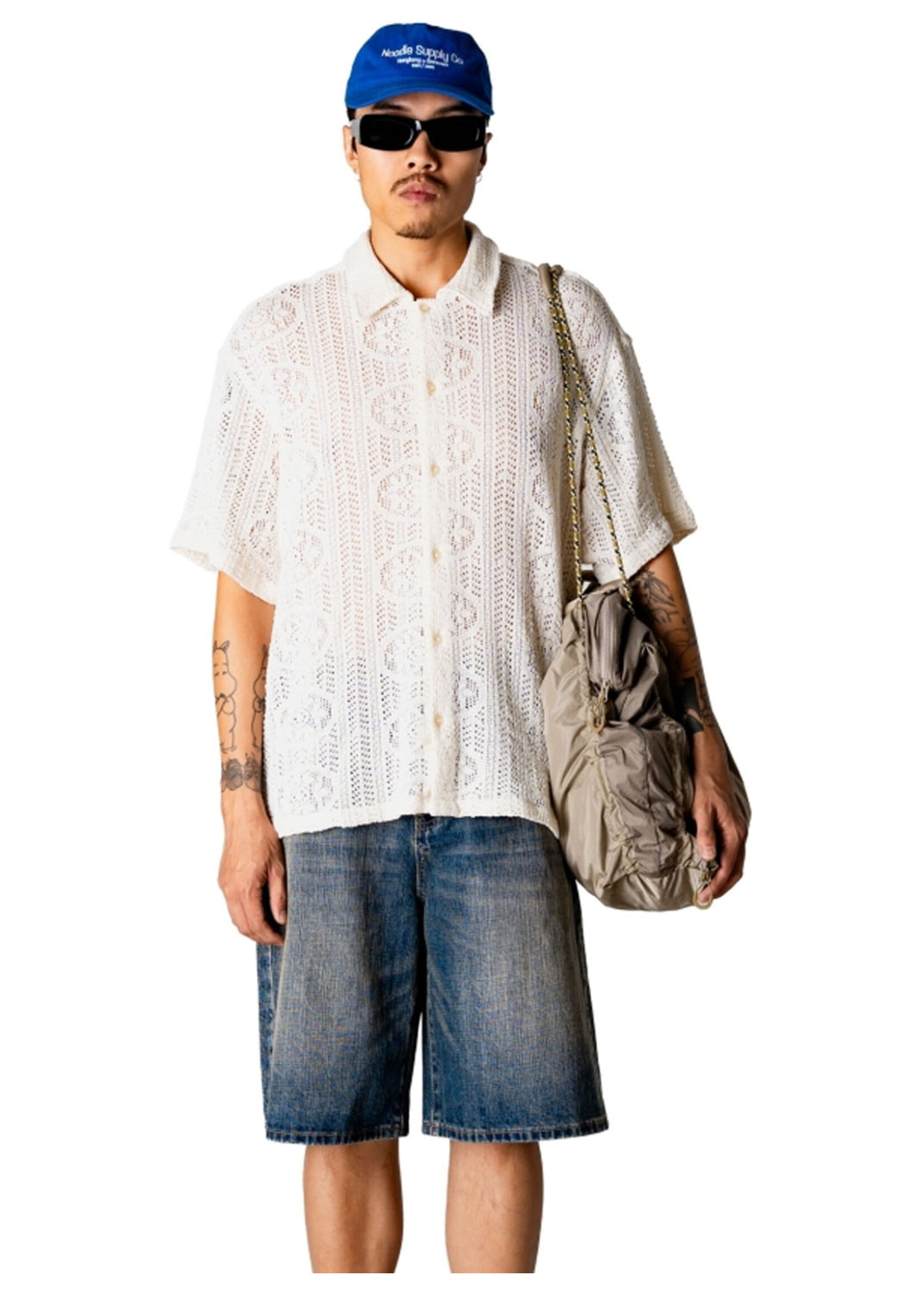 Woodbird WBWang Knit Shirt Off White 2616-706