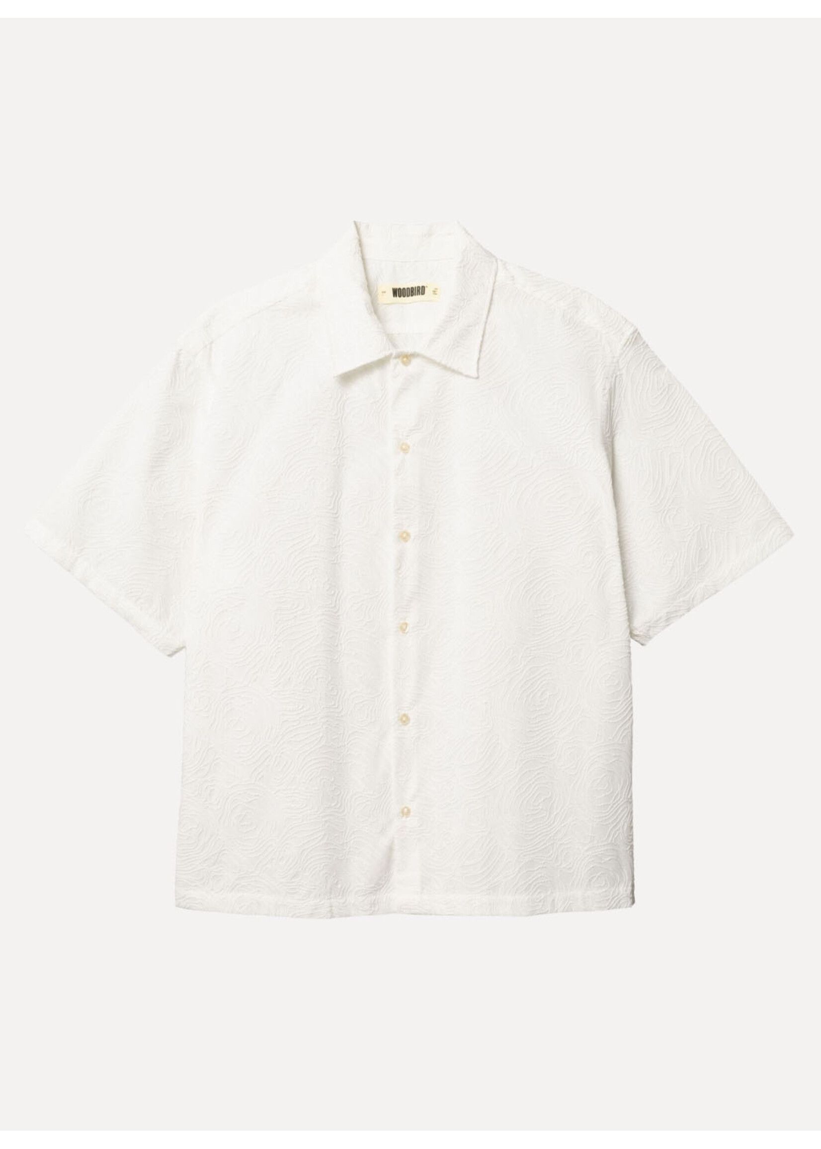 Woodbird WBWang Embroidery Shirt Off White 2616-702