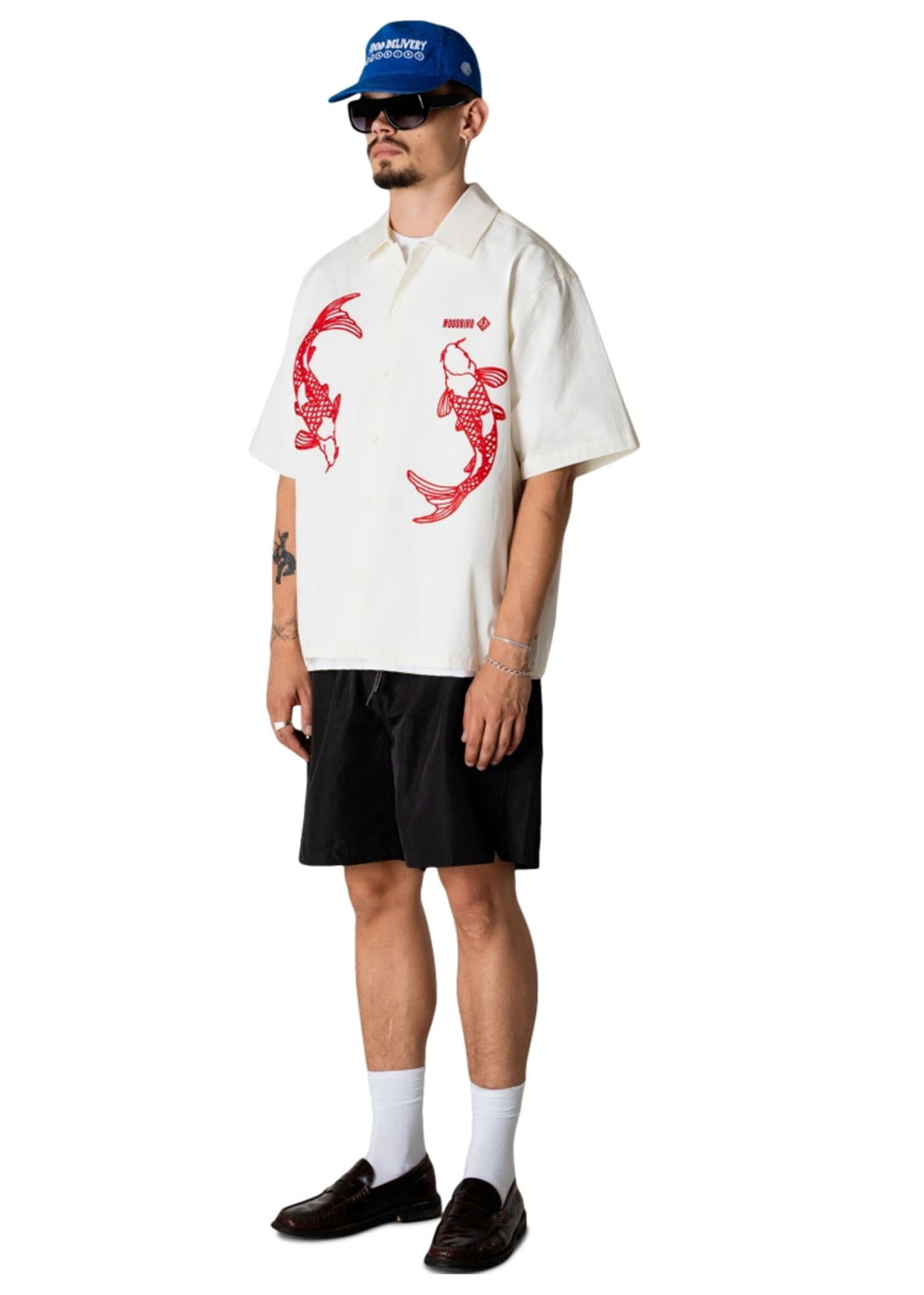 Woodbird WBWang Carp Shirt Off White 2626-701