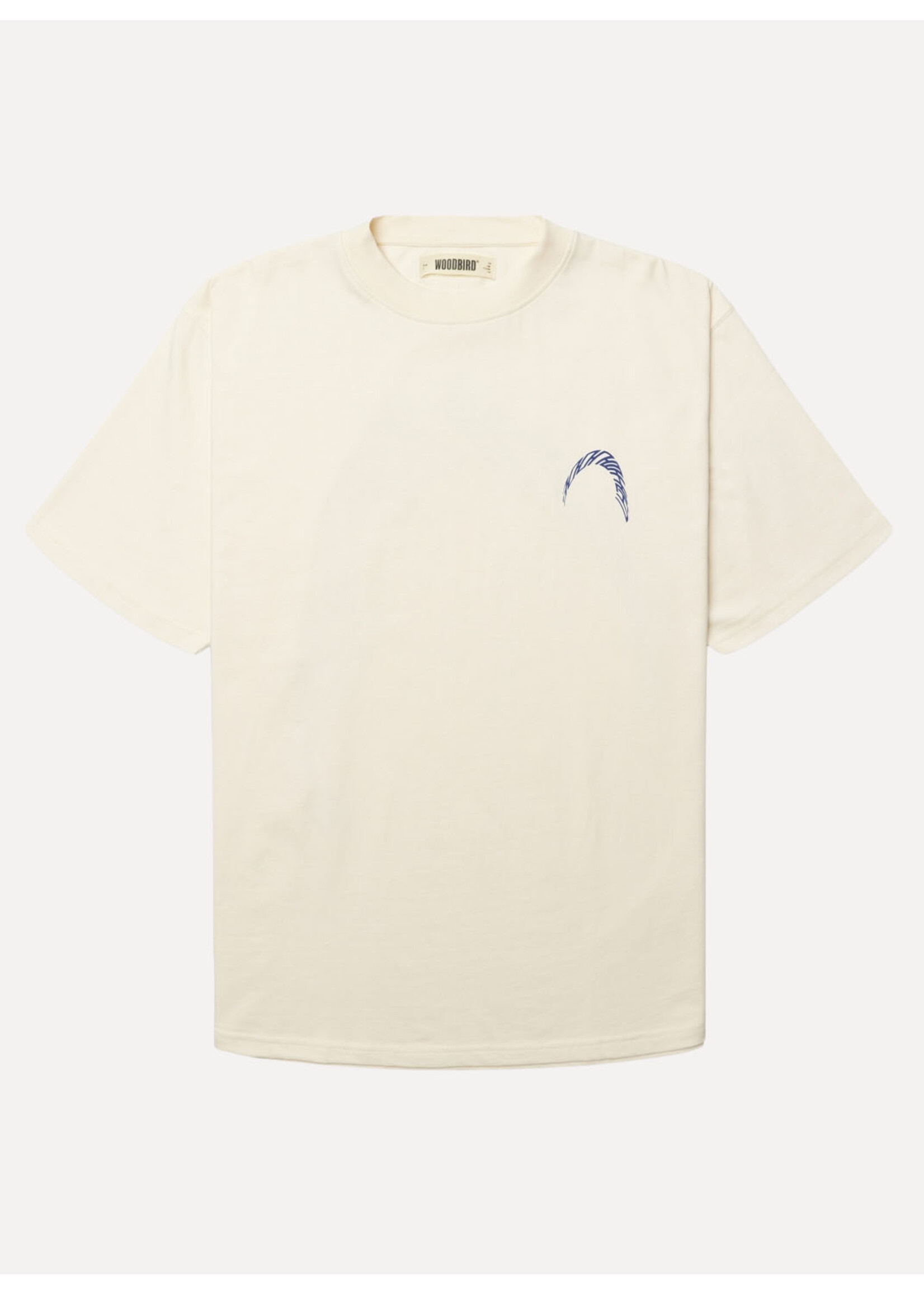 Woodbird WBBaine Warp Tee Off White 2626-416