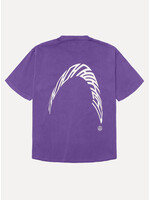 Woodbird WBBaine Warp Acid Tee Washed Purple 2626-404