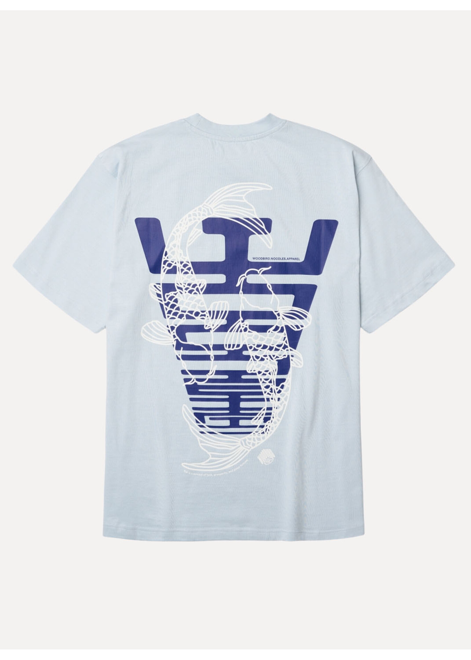 Woodbird WBBaine Carp Tee Light Blue 2626-400