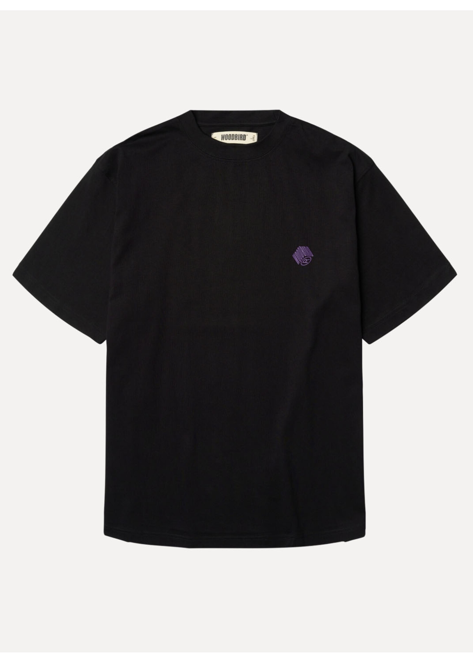 Woodbird WBBaine Carp Tee Black 2626-400