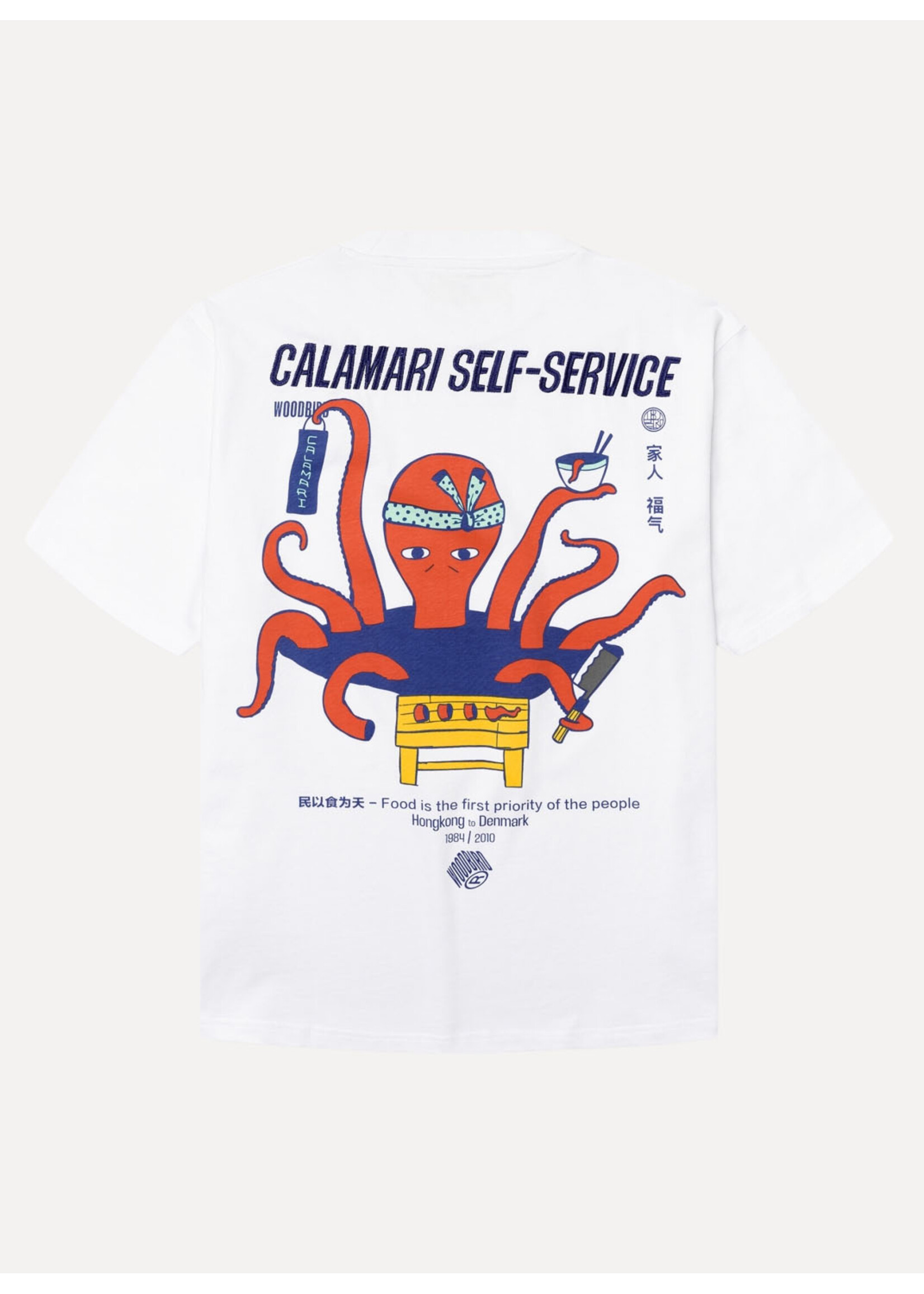 Woodbird WBBaine Octo Tee White 2626-402