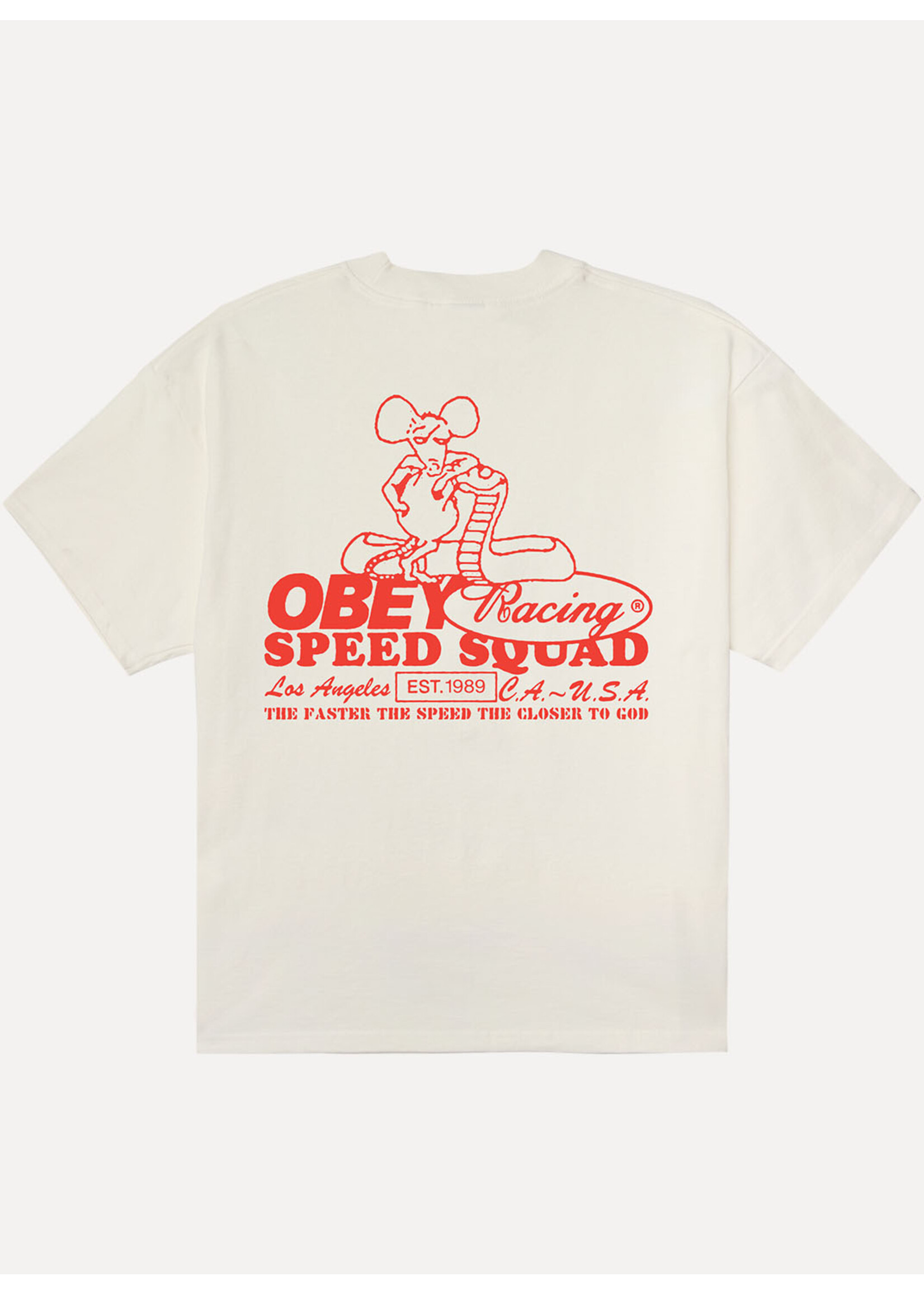 Obey Obey Speed Squad Tee Vintage White 168024386-VWH