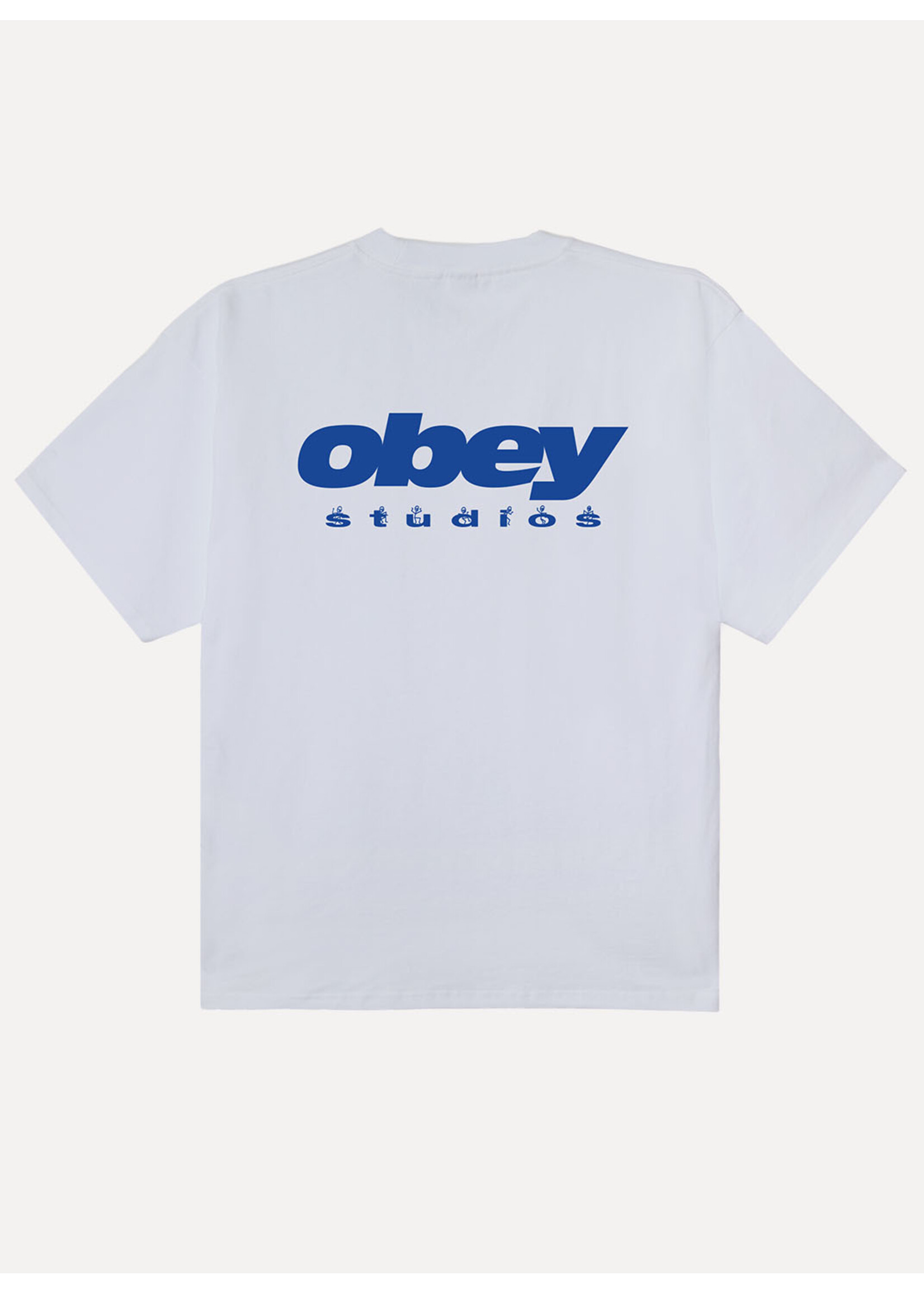 Obey Obey Get Up Tee White 168024377-WHT