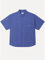 Obey Bigwig Frank Woven Shirt Surf Blue Multi 181210464-SFB