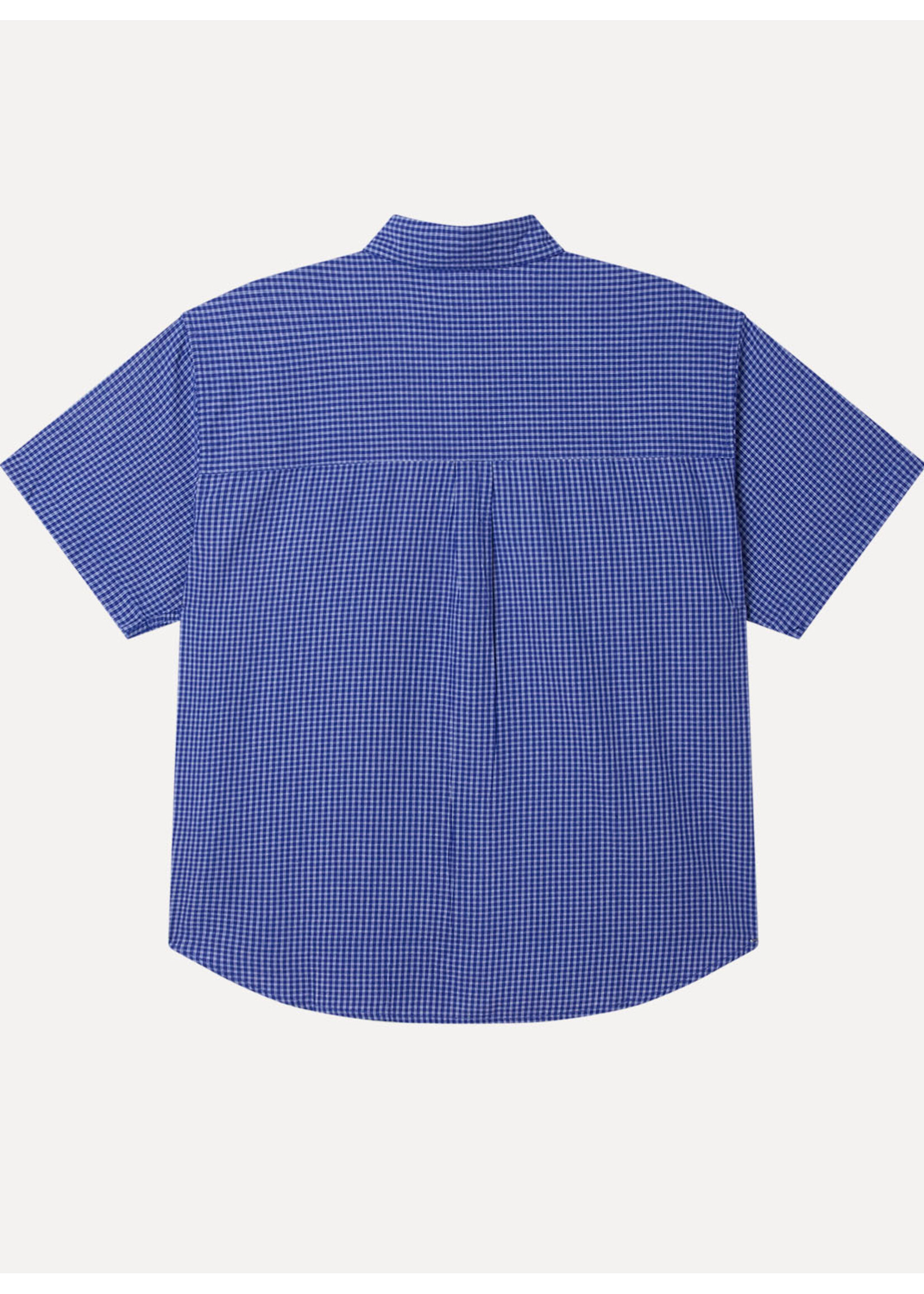 Obey Bigwig Frank Woven Shirt Surf Blue Multi 181210464-SFB