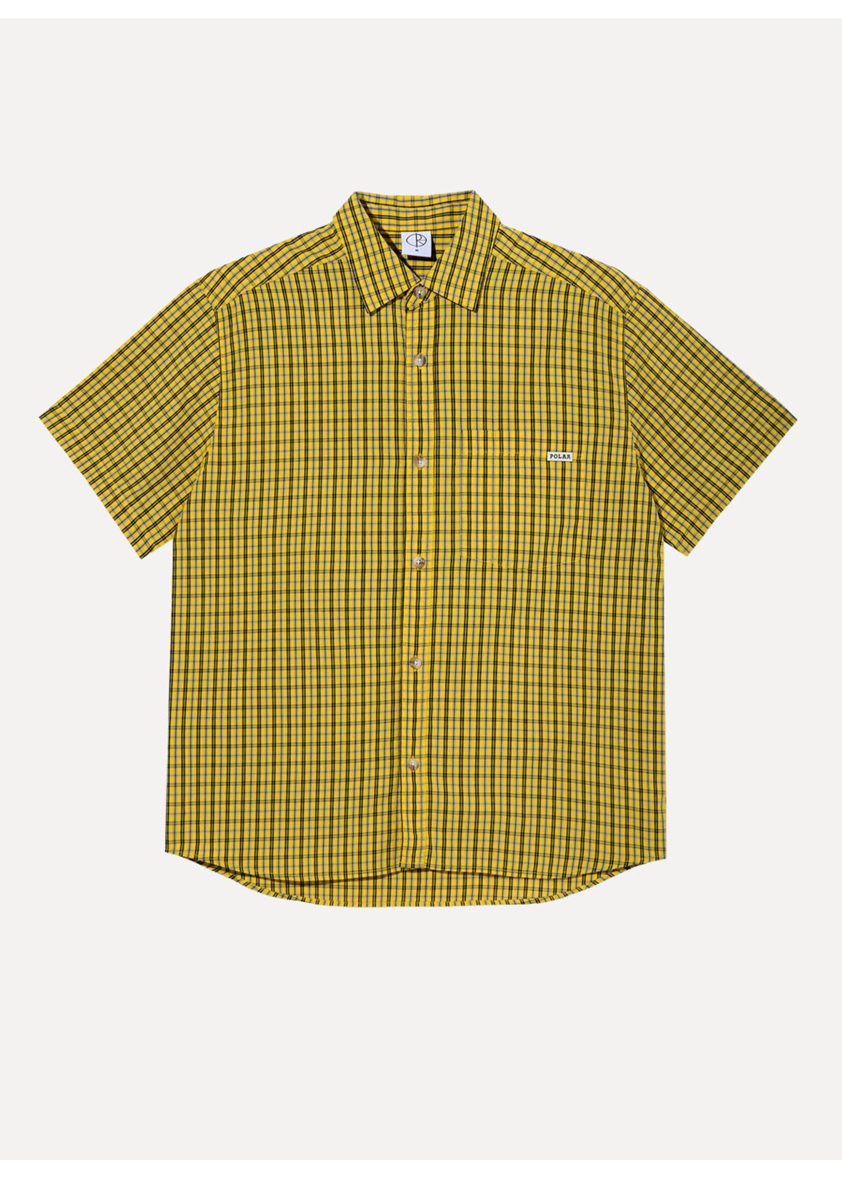 Polar Skate Co. Mitchel Shirt Lemon/Black