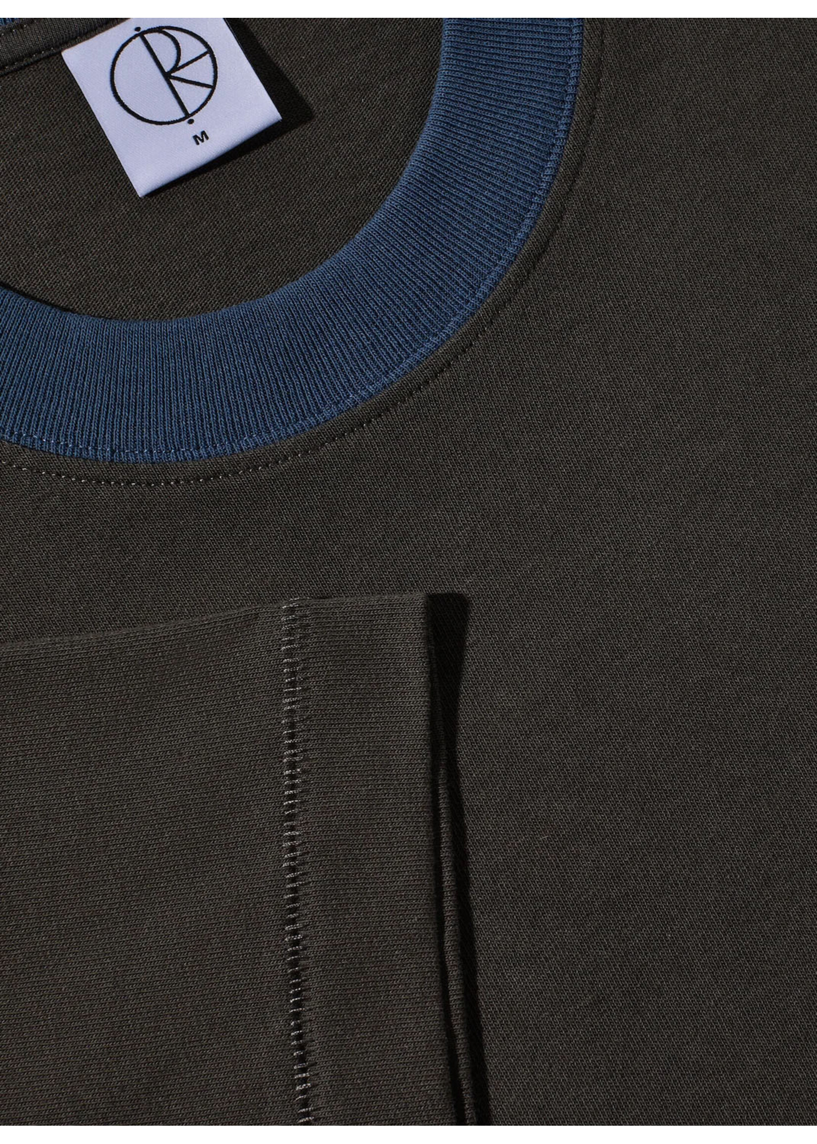 Polar Skate Co. Surf Panel Tee Dirty Black/ Grey Blue
