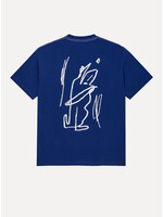 Polar Skate Co. Contrast Tee Doodle Ultramarine/White