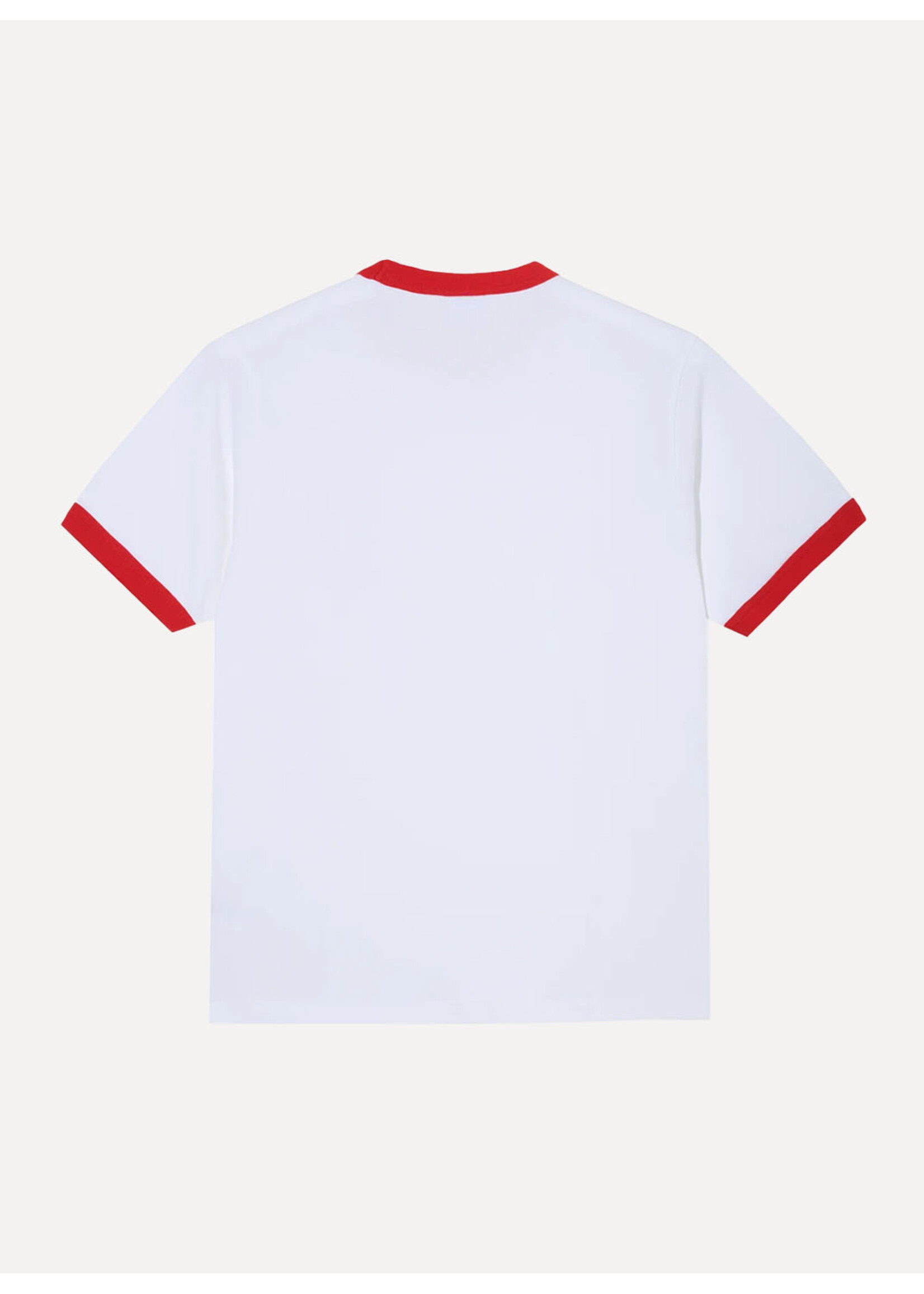 Polar Skate Co. Ringer Tee White/Red