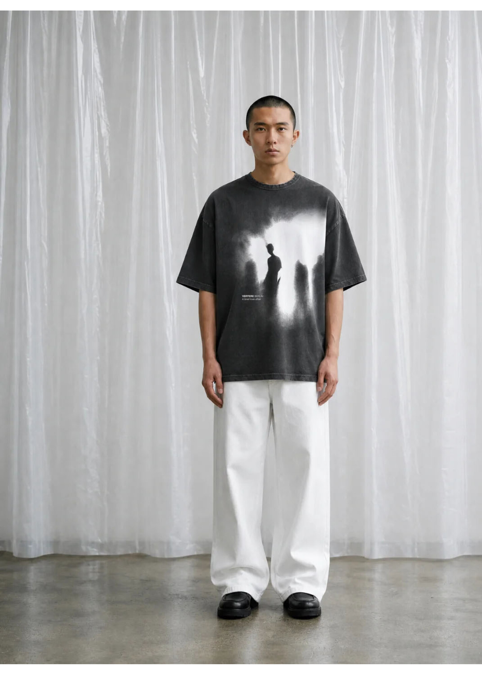 Vertere Berlin Anonymity T-Shirt Washed Black VER-T363-WSDBLK