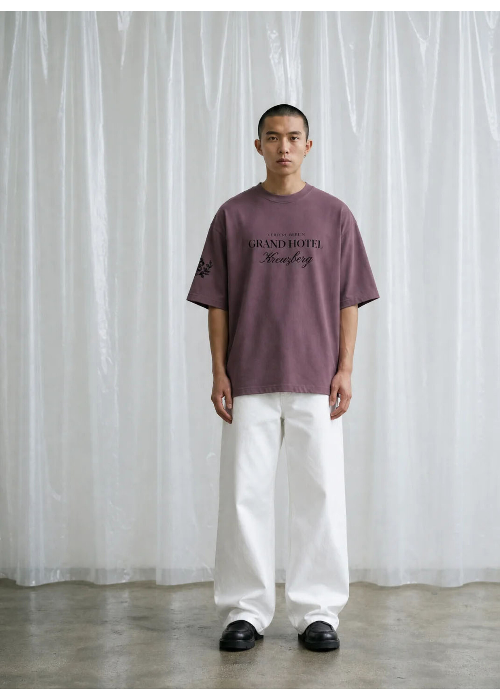 Vertere Berlin Grand Hotel T-Shirt Plum VER-T359-PLU
