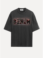 Vertere Berlin Lost Roses T-Shirt Washed Black VER-T361-WSDBLK