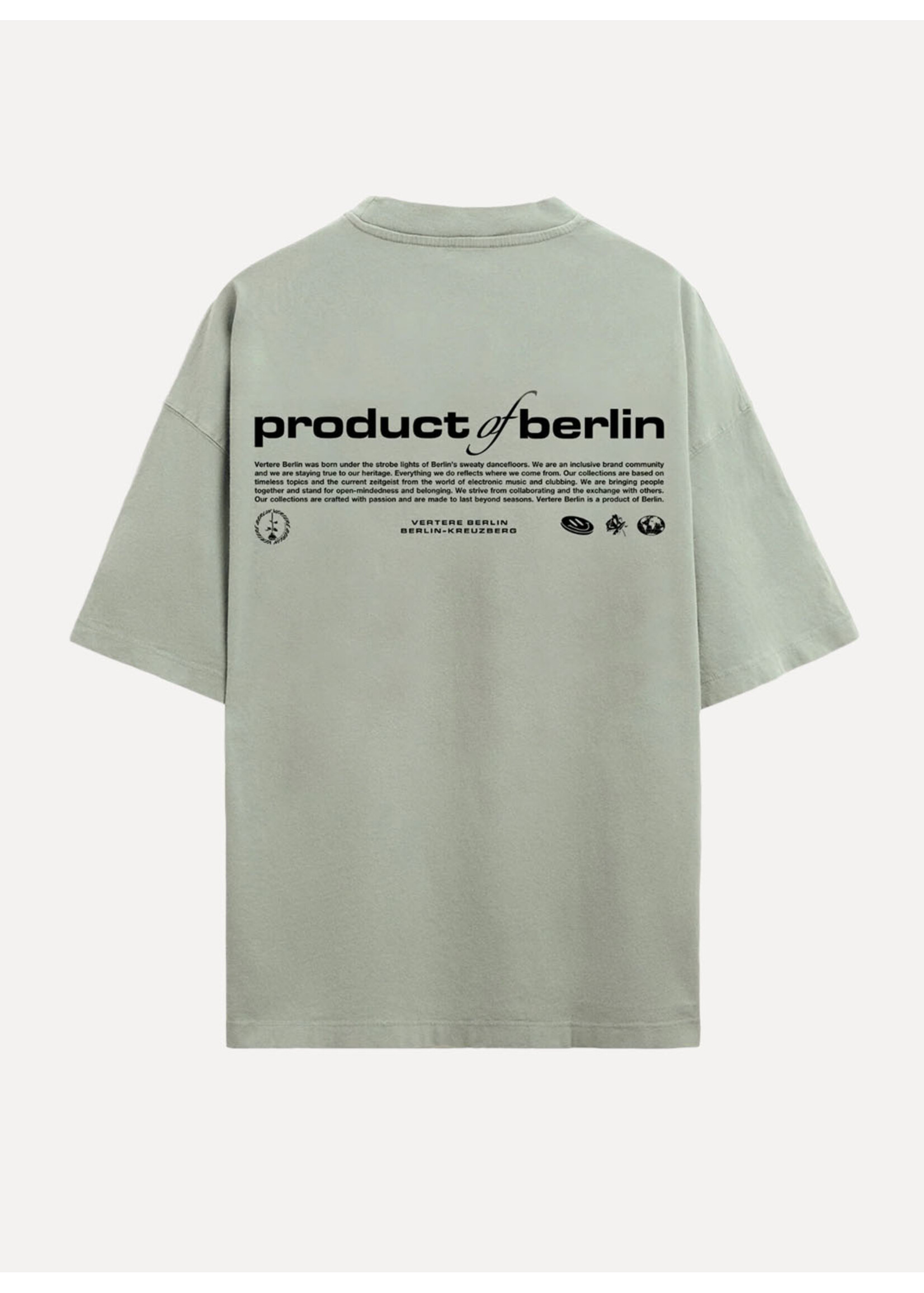 Vertere Berlin Product Of Berlin T-Shirt Light Olive VER-T362-LOLI