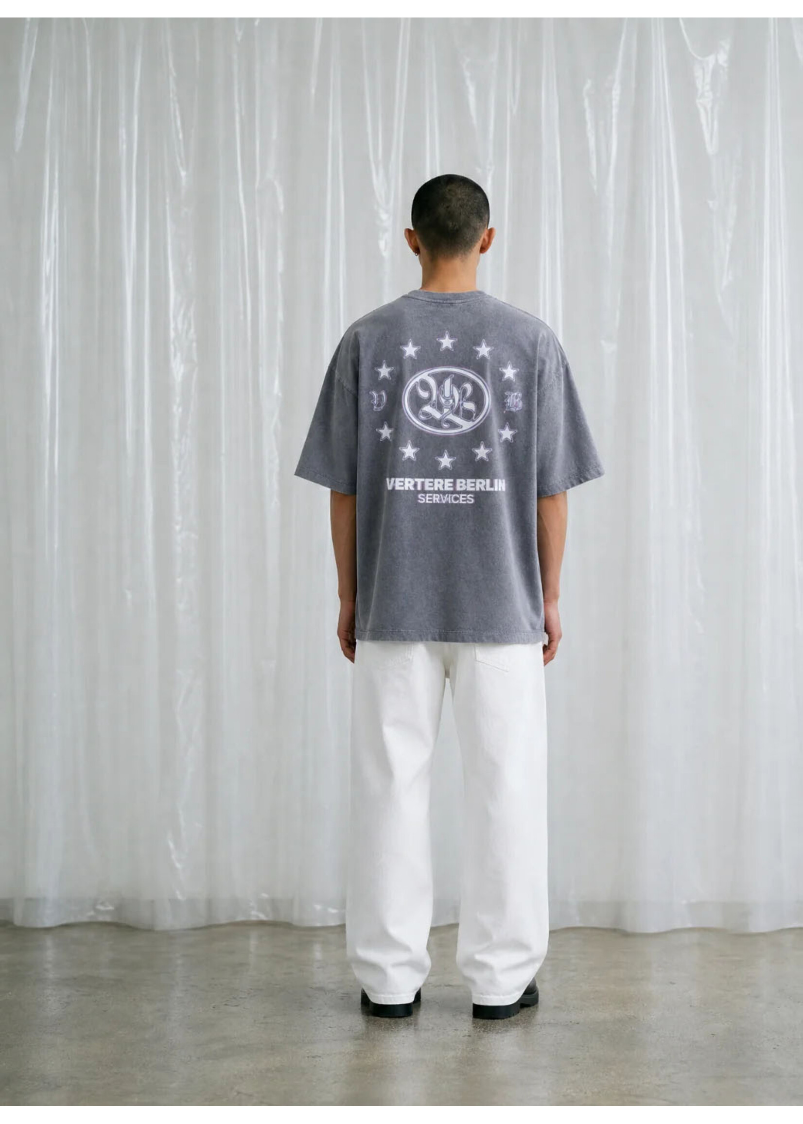 Vertere Berlin Spectra T-Shirt Washed Grey VER-T355-WSDGREY