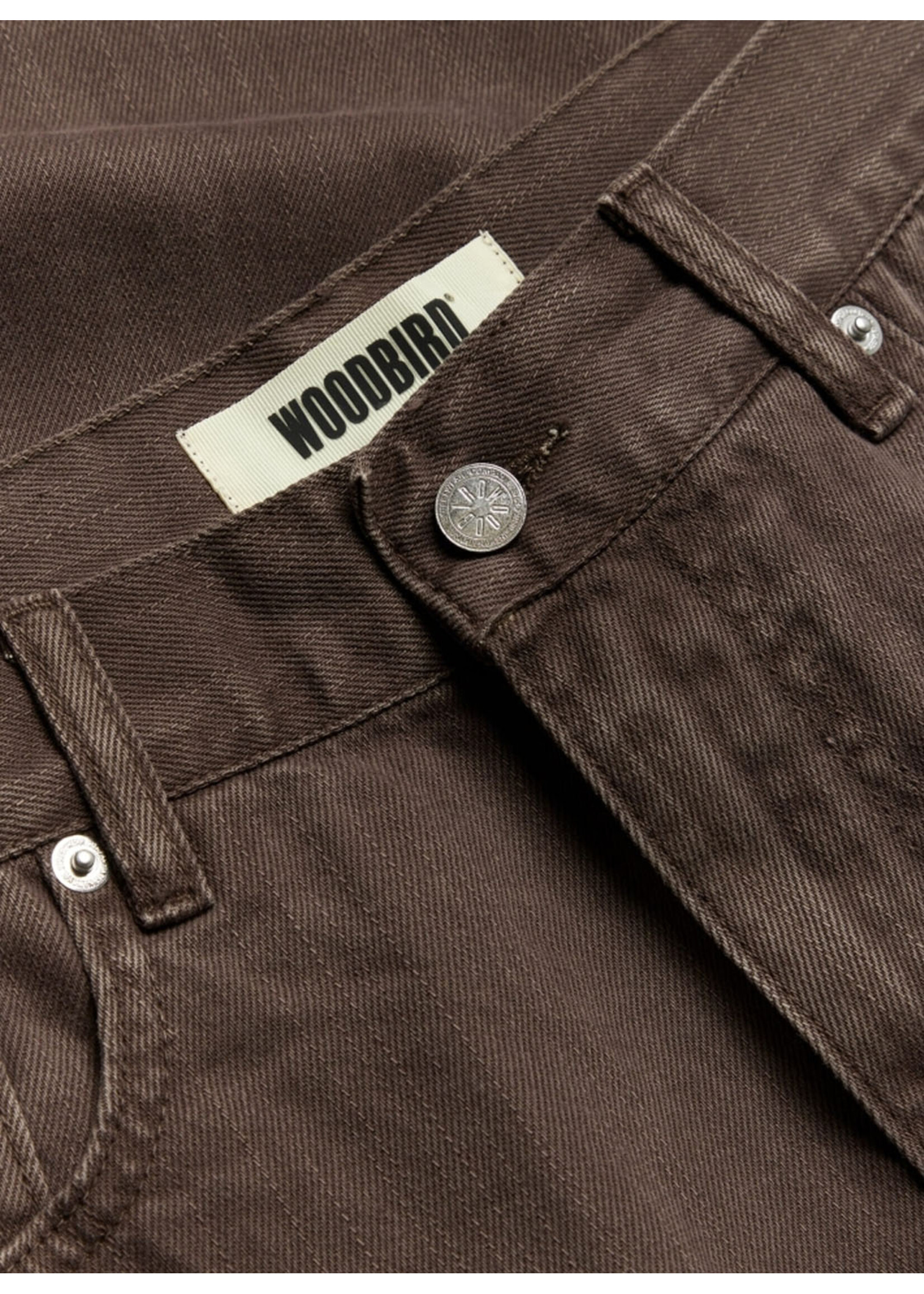 Woodbird WBLeroy Brown Jeans Washed Brown 2636-102