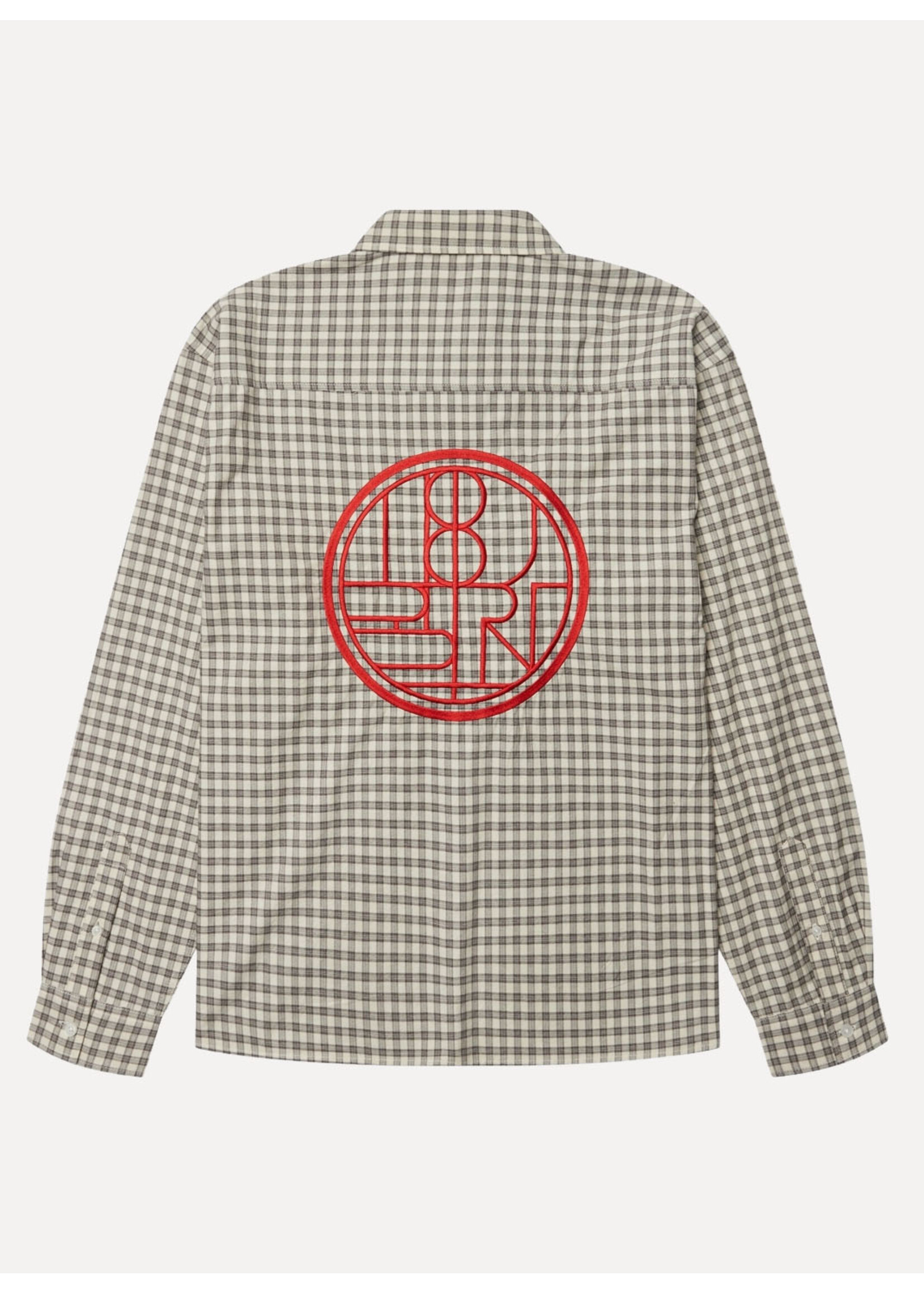 Woodbird WBBuzo EMB Check Shirt Off White 2636-702