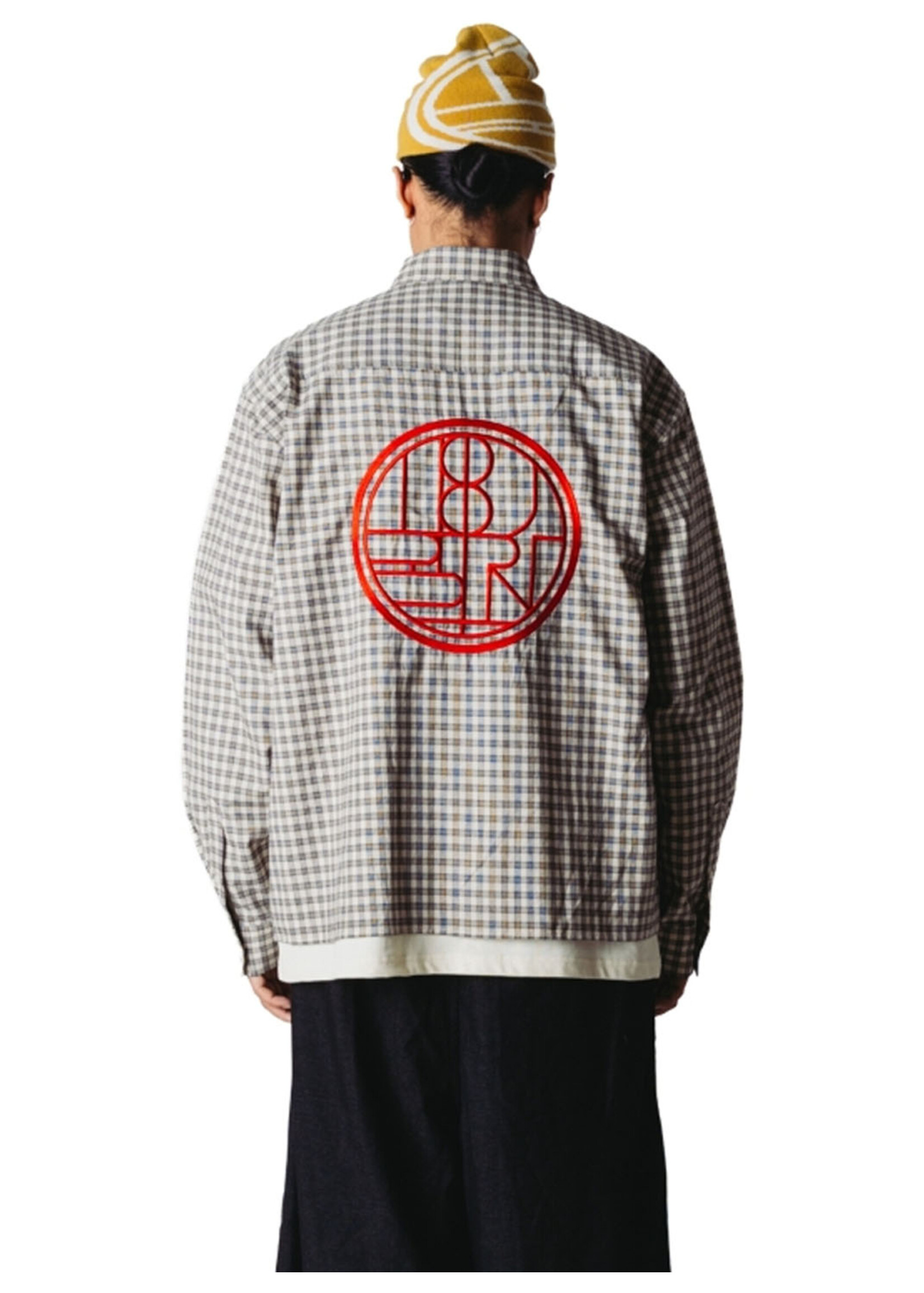 Woodbird WBBuzo EMB Check Shirt Off White 2636-702
