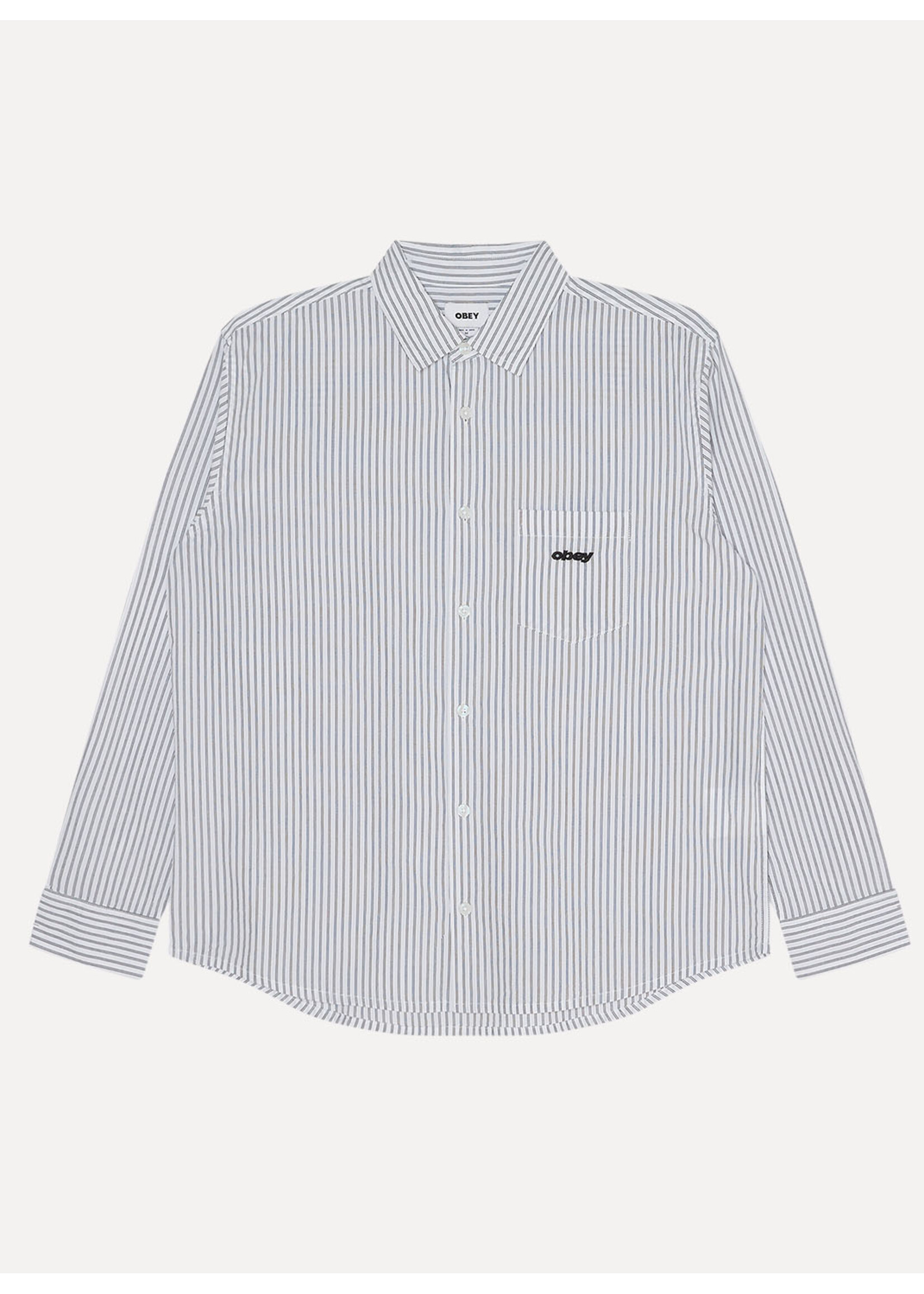 Obey William Woven White Multi 181200429-WTM
