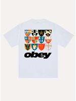 Obey Obey Shields Tee White 168024464-WHT
