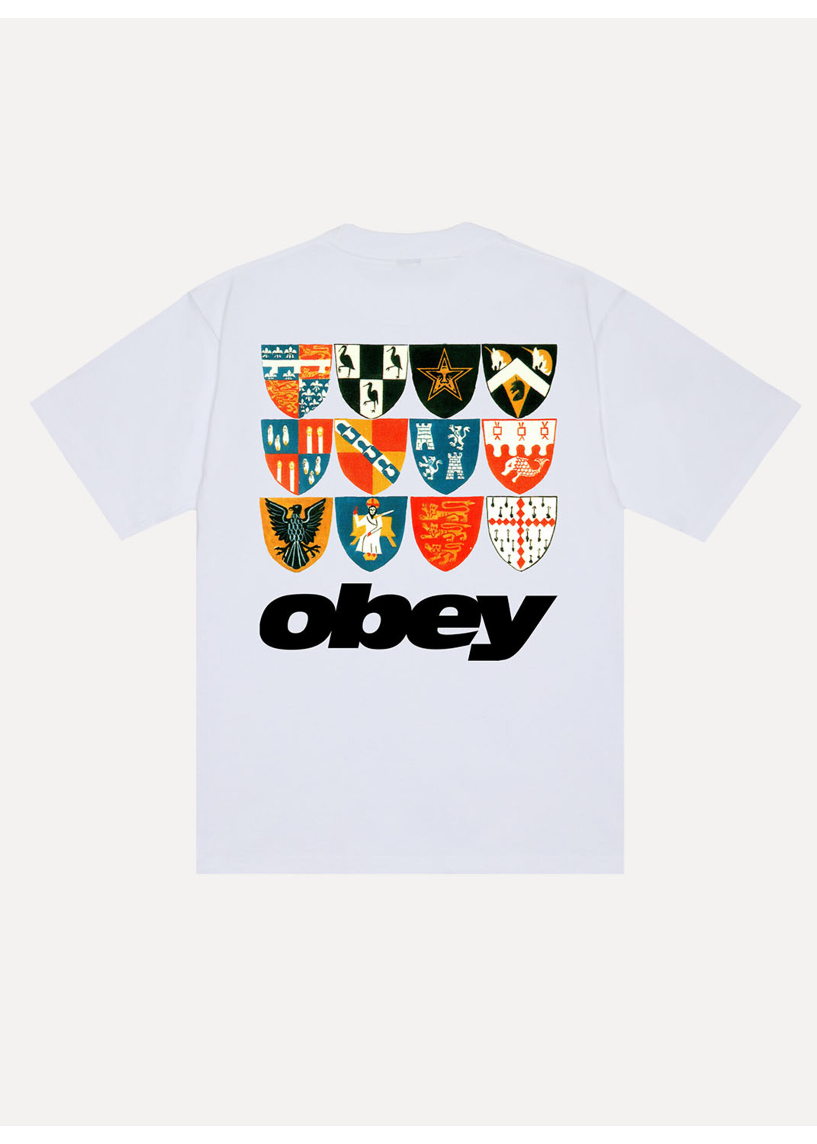 Obey Obey Shields Tee White 168024464-WHT