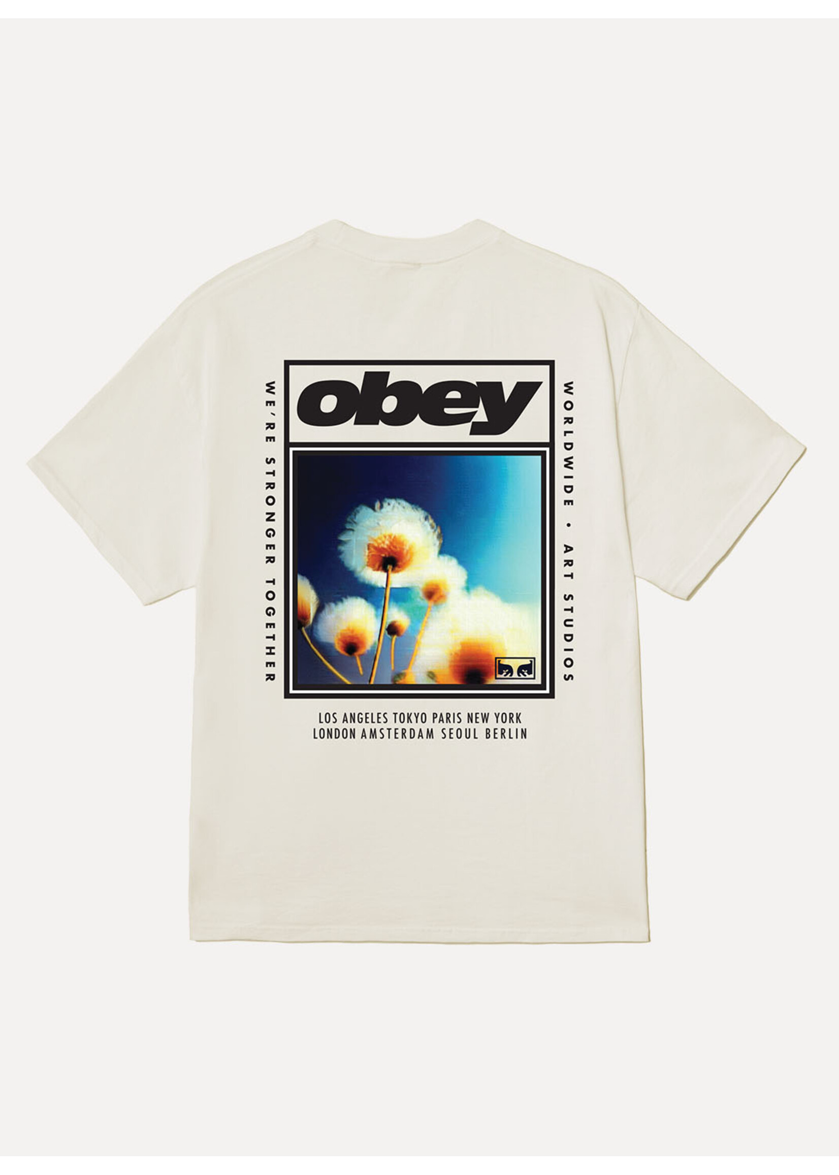 Obey Obey Stronger Together Vintage Tee White 165264442-VWH