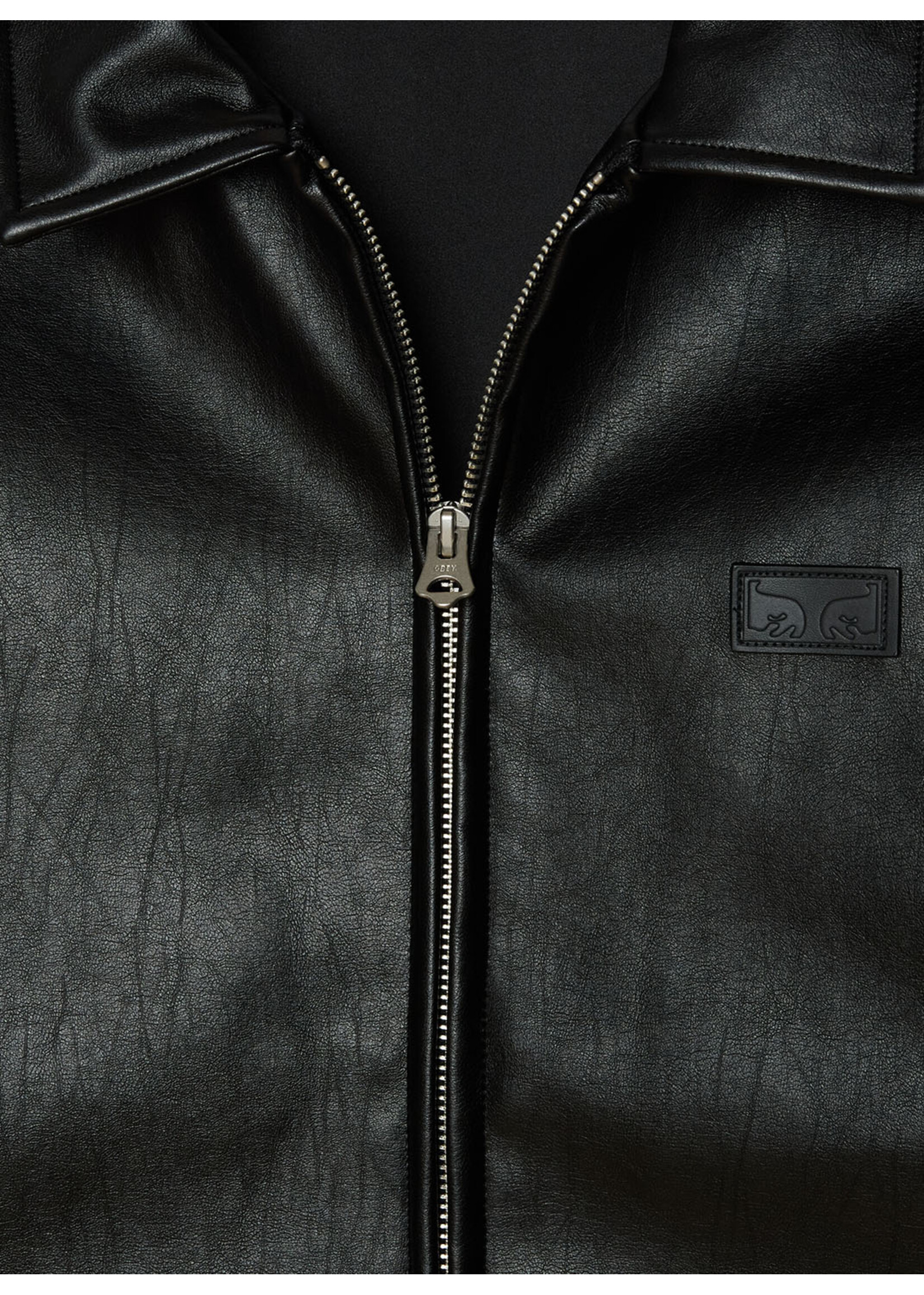Obey Obey Workman Pu Jacket Black 121800631-BLK