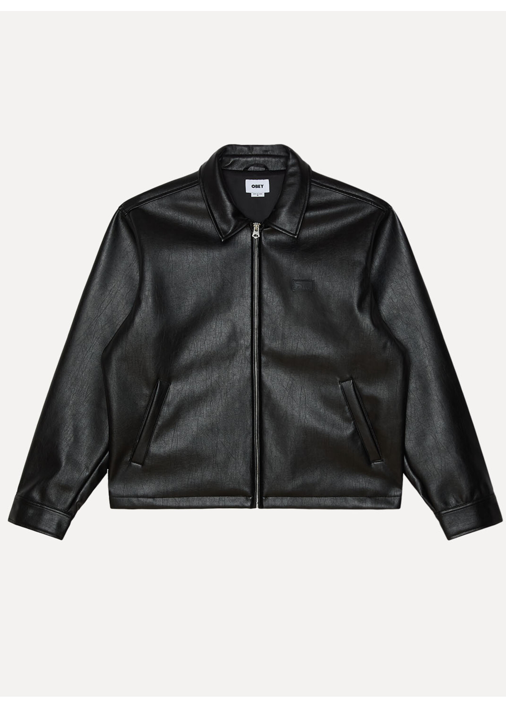Obey Obey Workman Pu Jacket Black 121800631-BLK