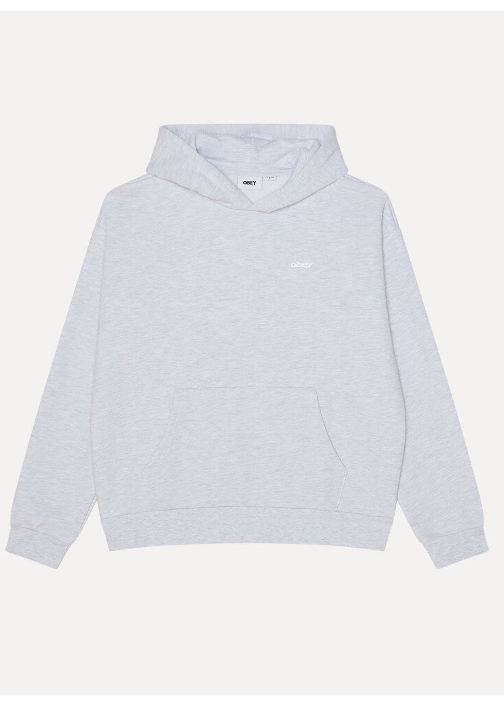 Obey Intercontinental Extra Heavy Hood Ash Grey 111610070-AGRY