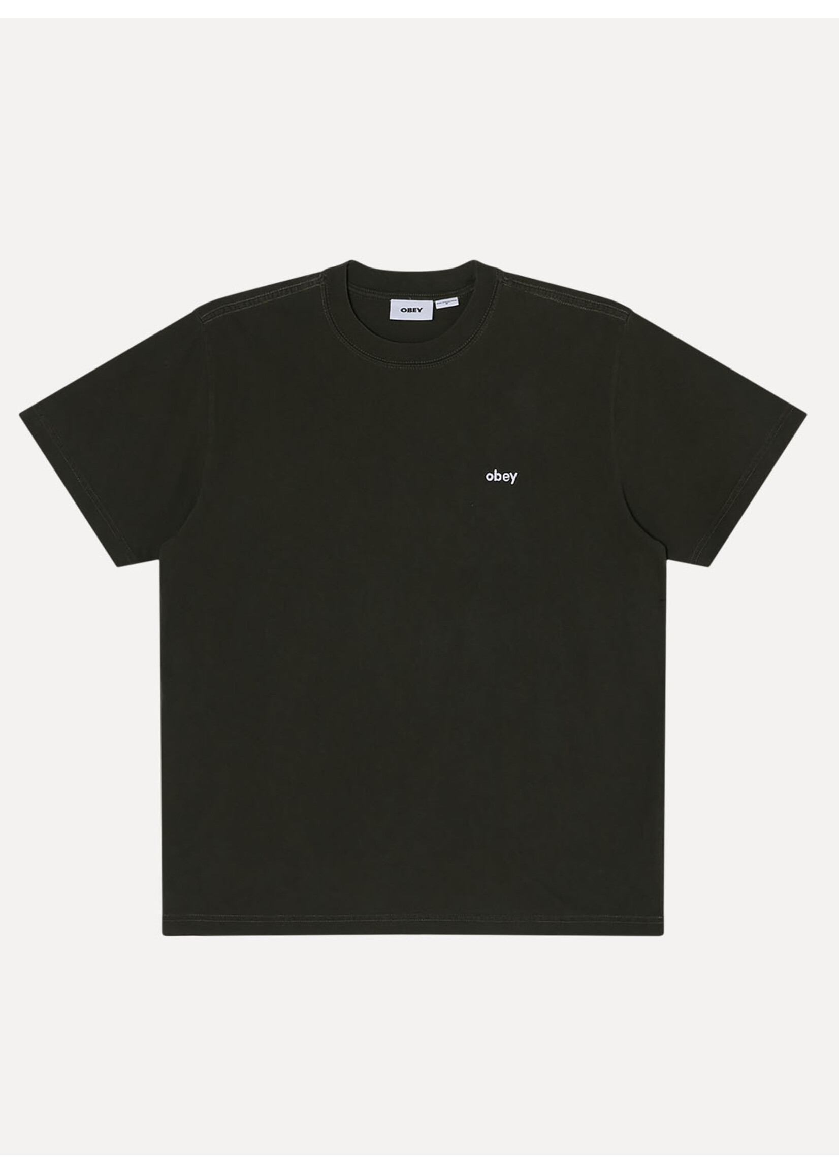 Obey Lowercase Pigment Tee Ss Pigment Rosin 131080353-RSI