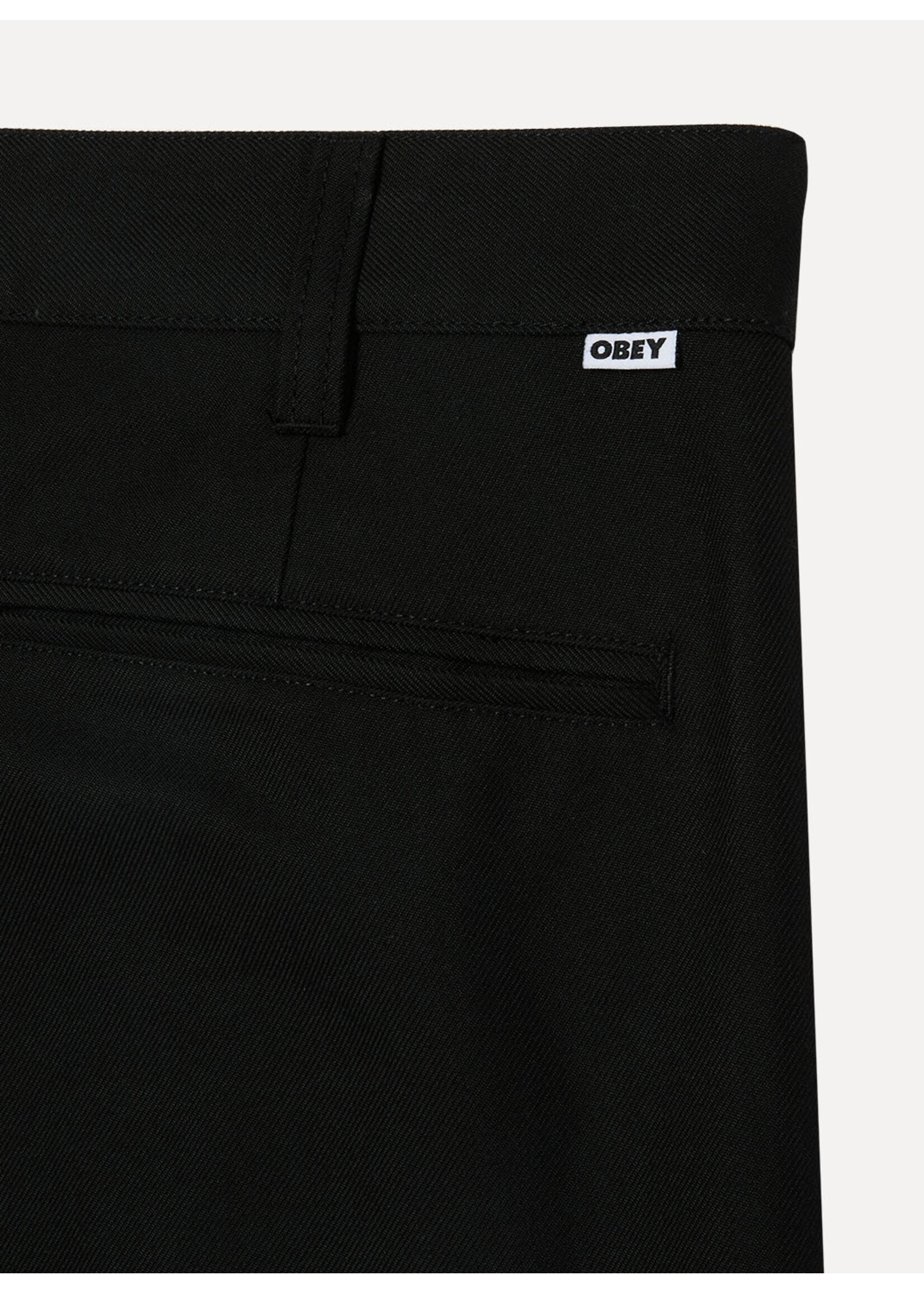 Obey Dean Pleated Pant Black 142020269-BLK