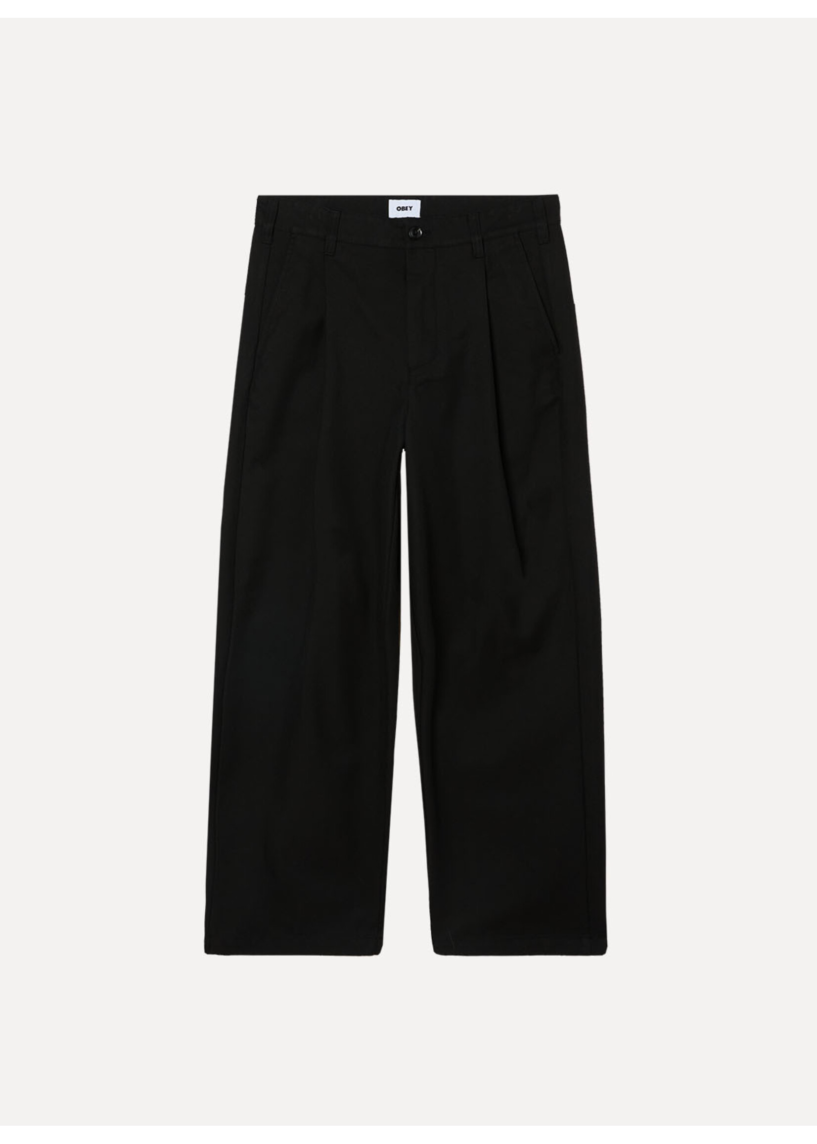 Obey Dean Pleated Pant Black 142020269-BLK