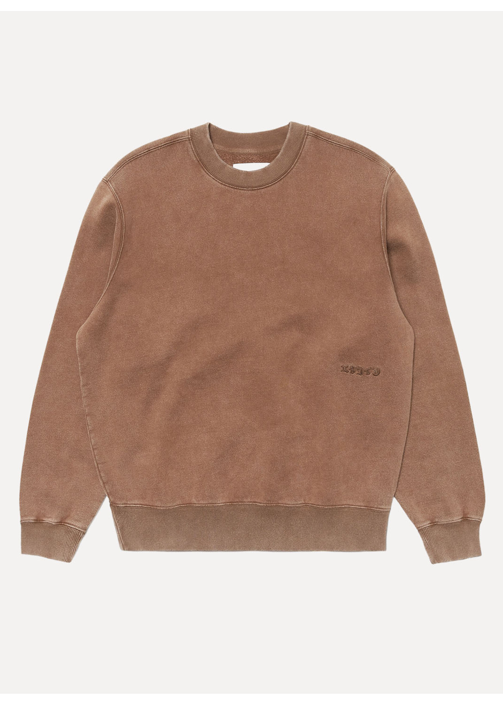 Edwin Axiom Crew Sweat Brown I035780
