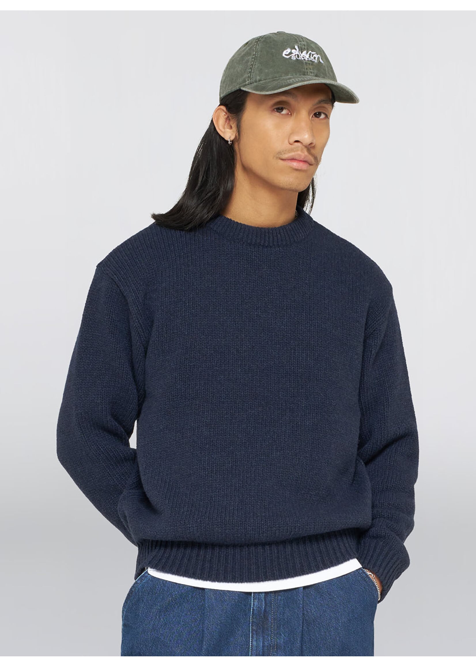 Obey Ellis Hibiki Sweater Navy / Pink I037514