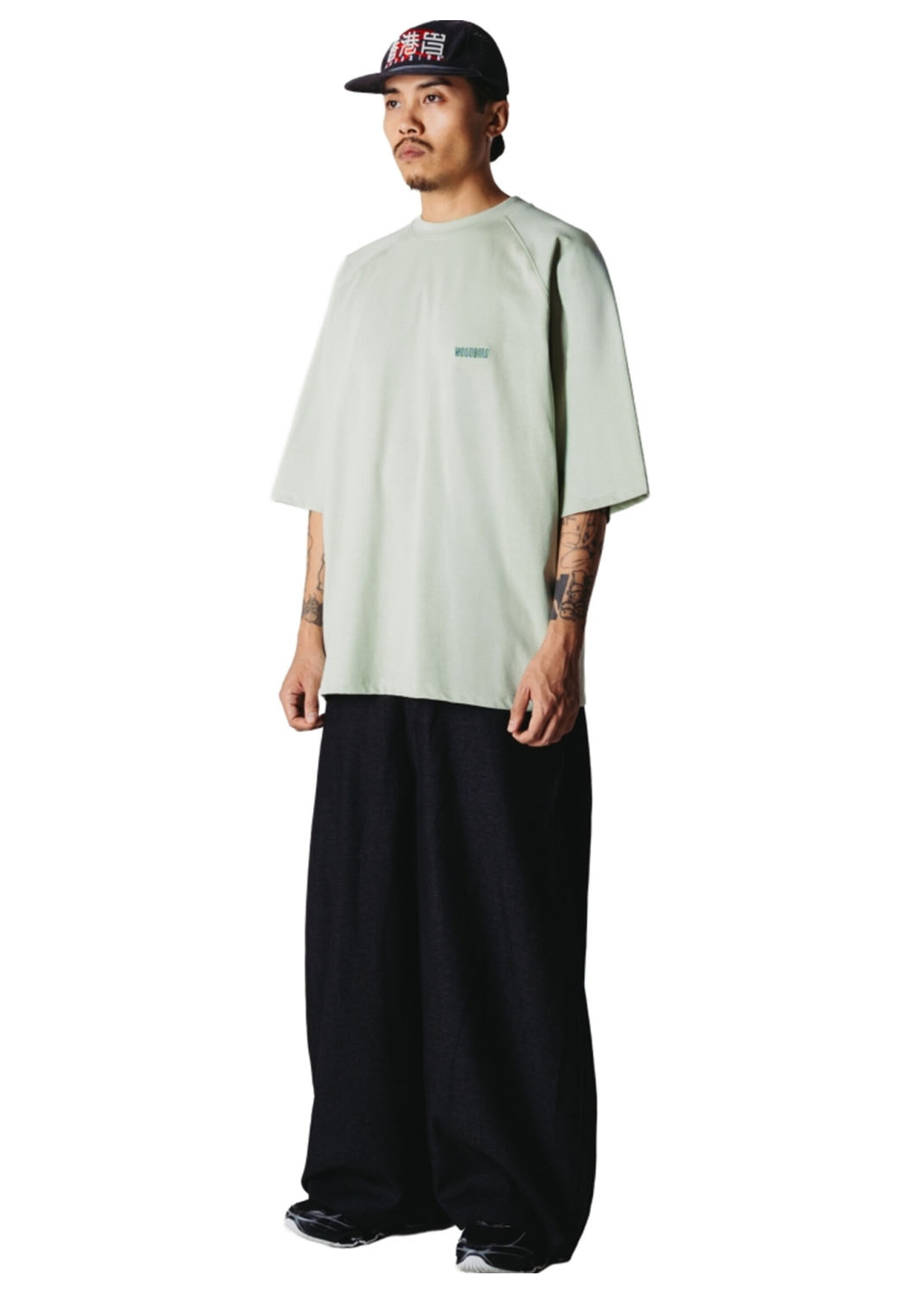Woodbird WBBlake HK Home Tee Dusty Green 2636-408