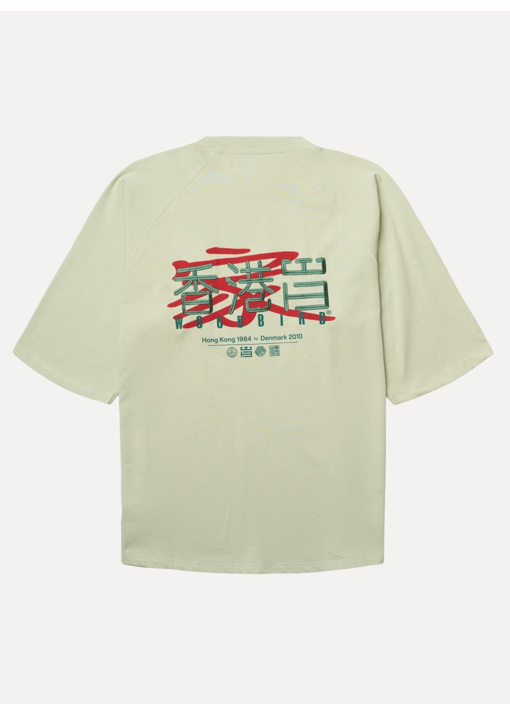 Woodbird WBBlake HK Home Tee Dusty Green 2636-408