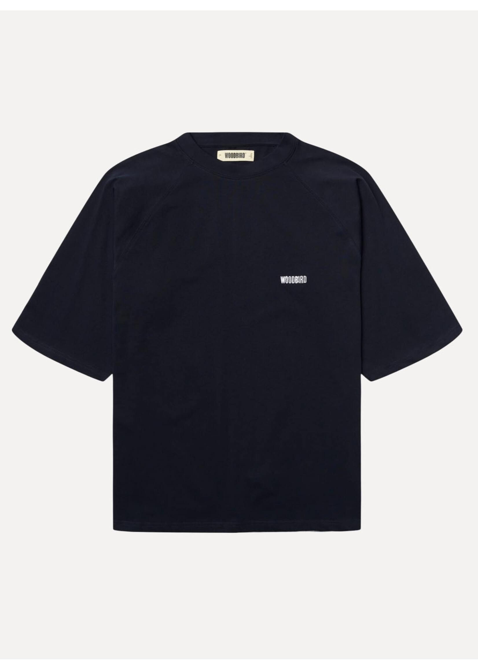 Woodbird WBBlake HK Home Tee Dark Navy 2636-408