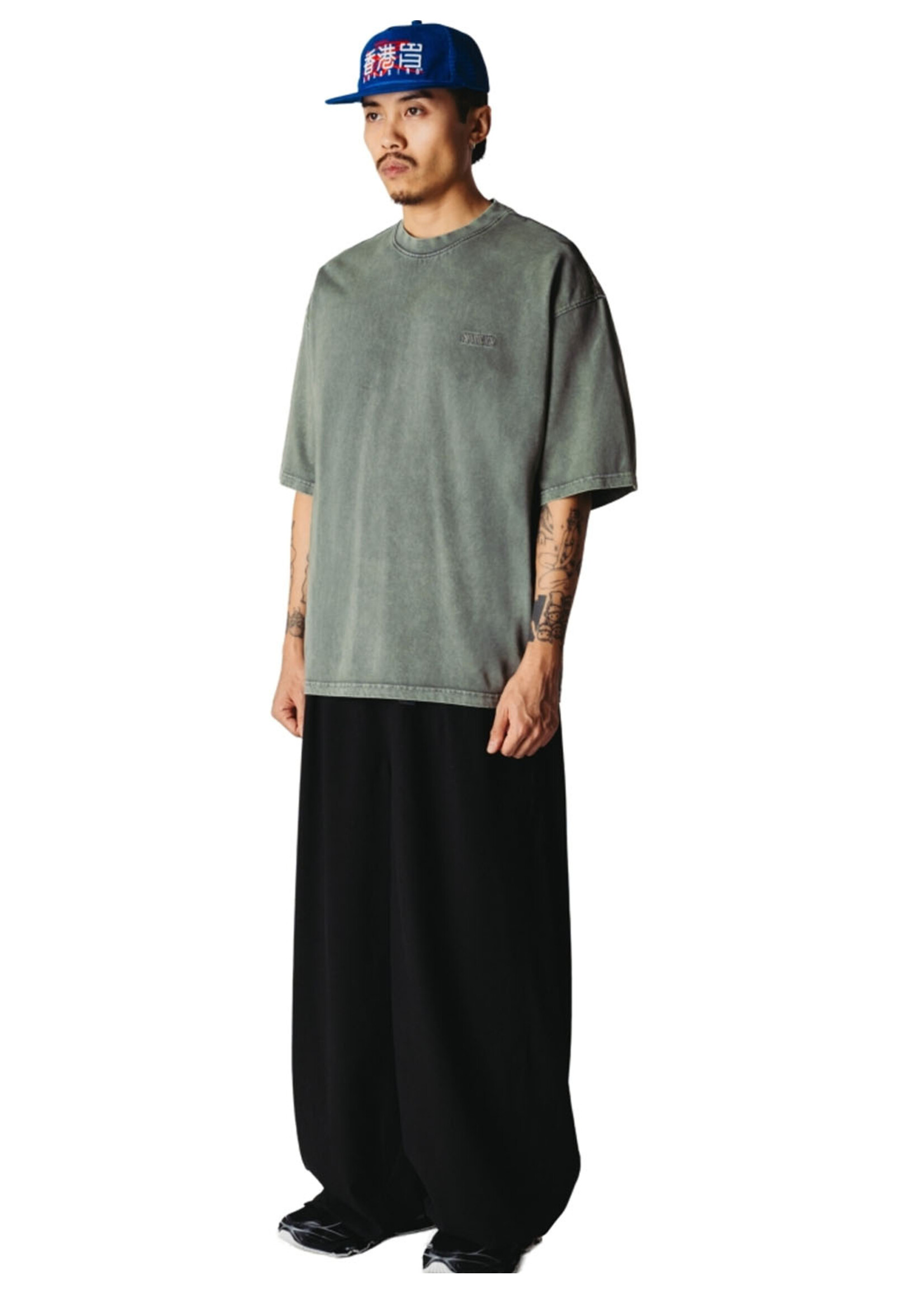Woodbird WBBeam Tinted Tee Dusty Green 2636-406