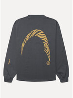 Woodbird WBBeam LS Warp Tee Slate Blue 2626-409