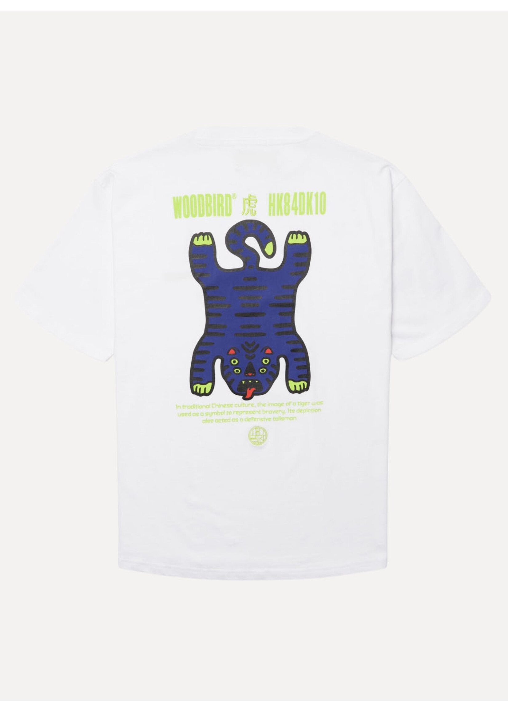 Woodbird WBBaine Tiger Tee White 2636-400