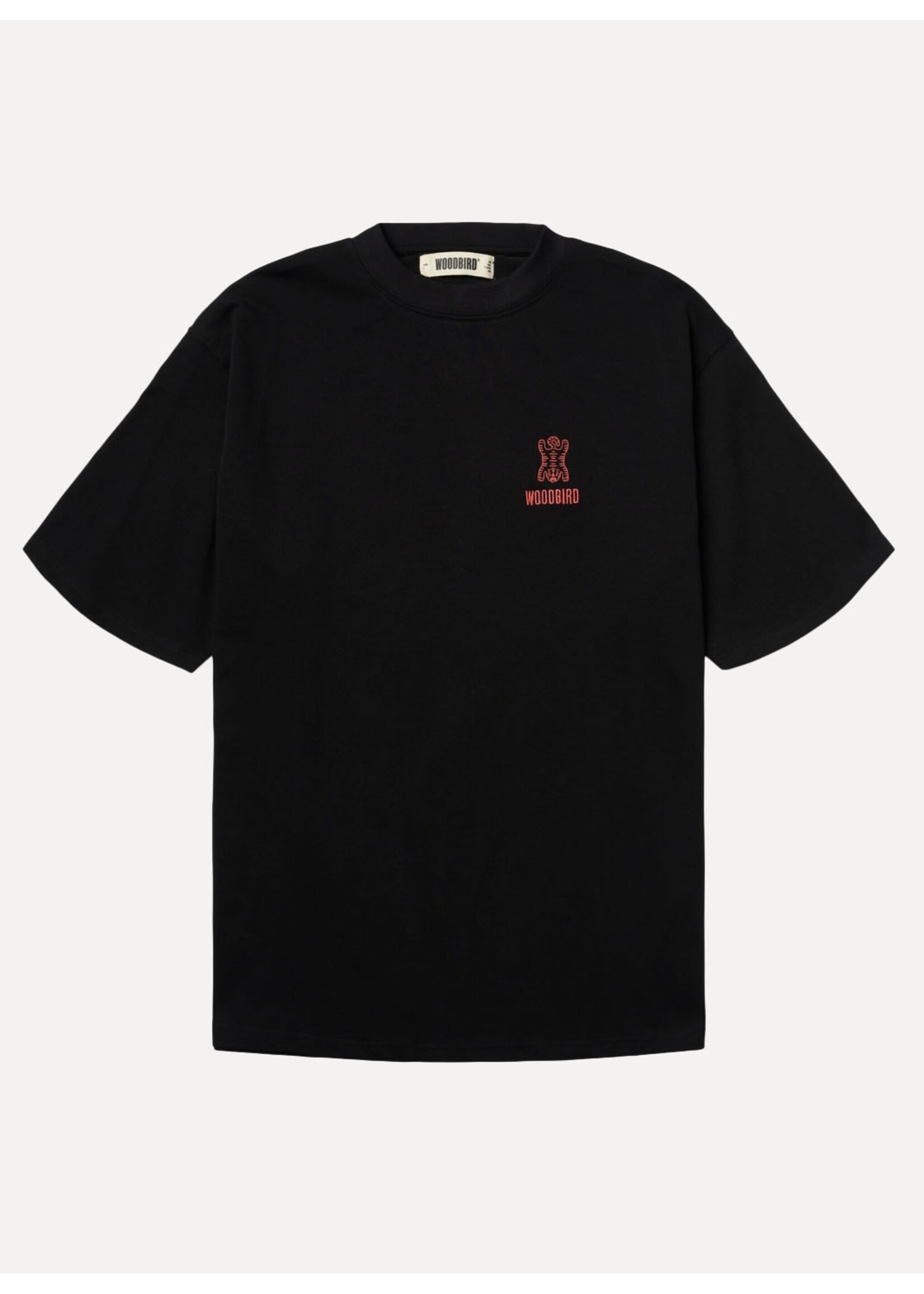 Woodbird WBBaine Tiger Tee Black 2636-400