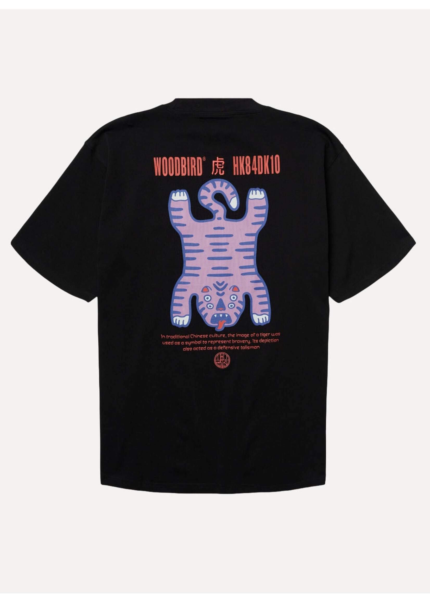 Woodbird WBBaine Tiger Tee Black 2636-400