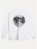 Polar Skate Co. Fill Logo LS Tee Klez Crossing White