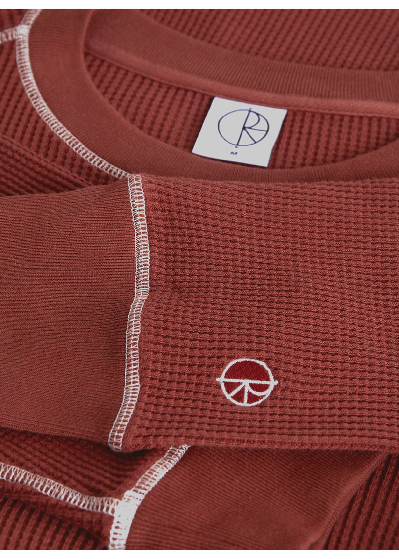 Polar Skate Co. Dylan LS Tee Wine/White